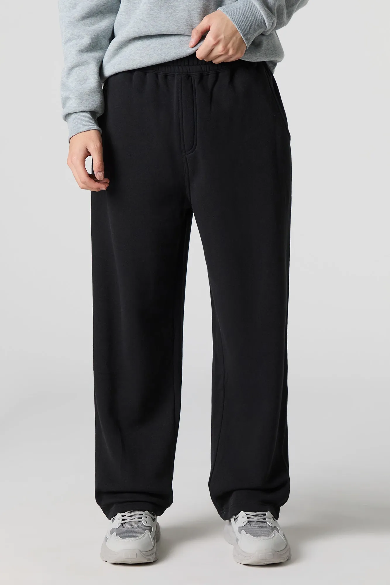 Fleece Skater Fit Sweatpant sold by Charlotte Russe product image thumbnail 4