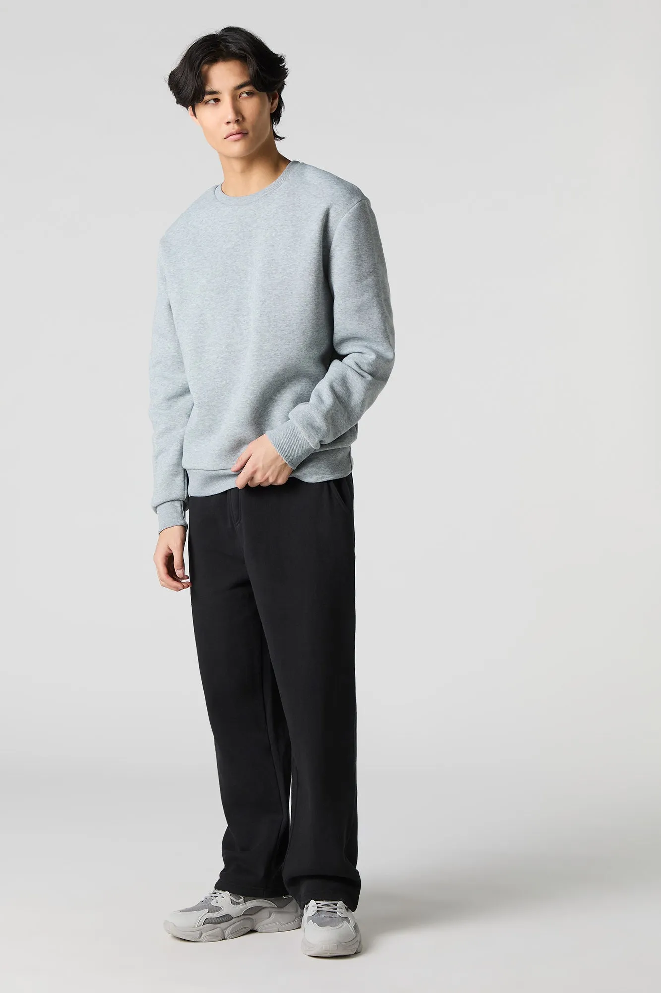 Fleece Skater Fit Sweatpant sold by Charlotte Russe product image thumbnail 5