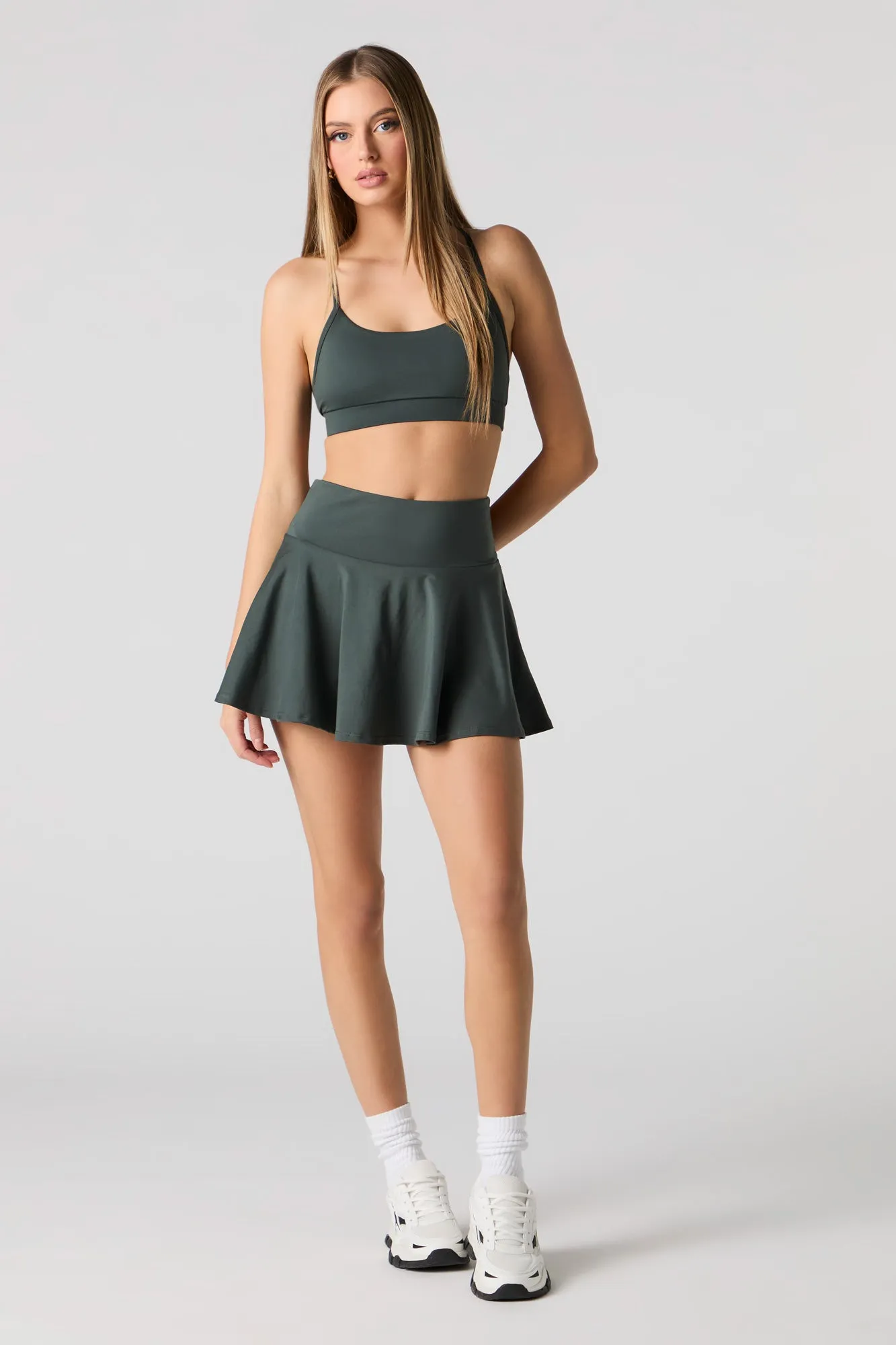 Active Flowy Mini Skort sold by Charlotte Russe product image thumbnail 3