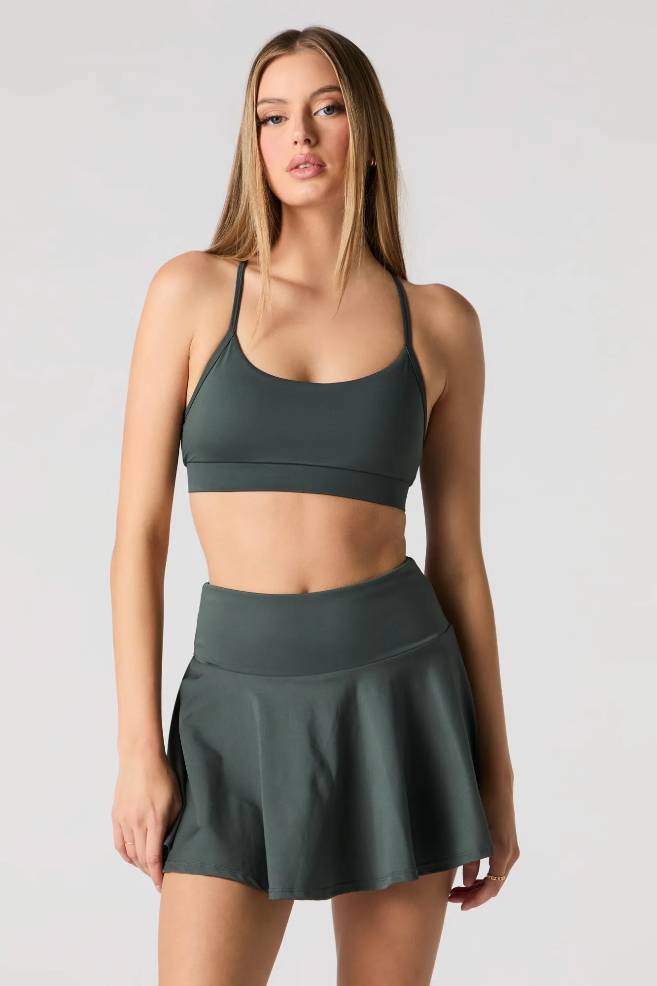 Active Flowy Mini Skort sold by Charlotte Russe product image thumbnail 5