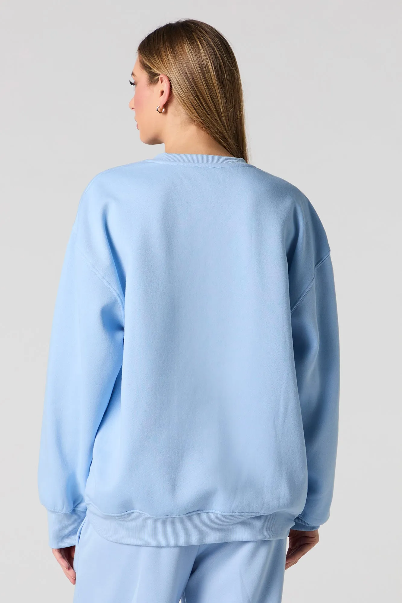 Stitch Graphic Fleece Sweatshirt sold by Charlotte Russe product image thumbnail 2