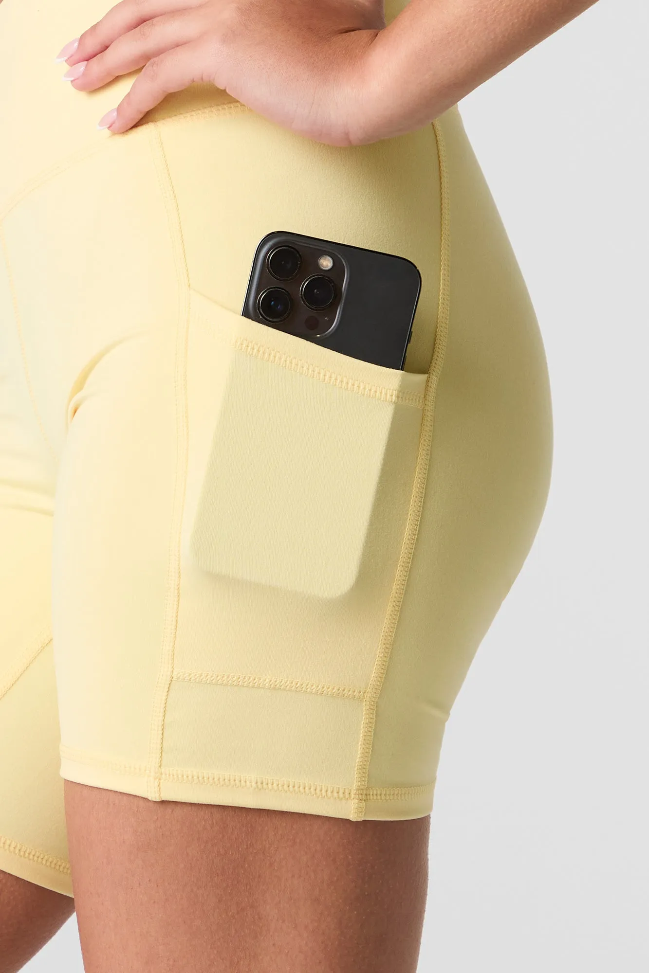 Active Side Pocket Biker Short sold by Charlotte Russe product image thumbnail 4