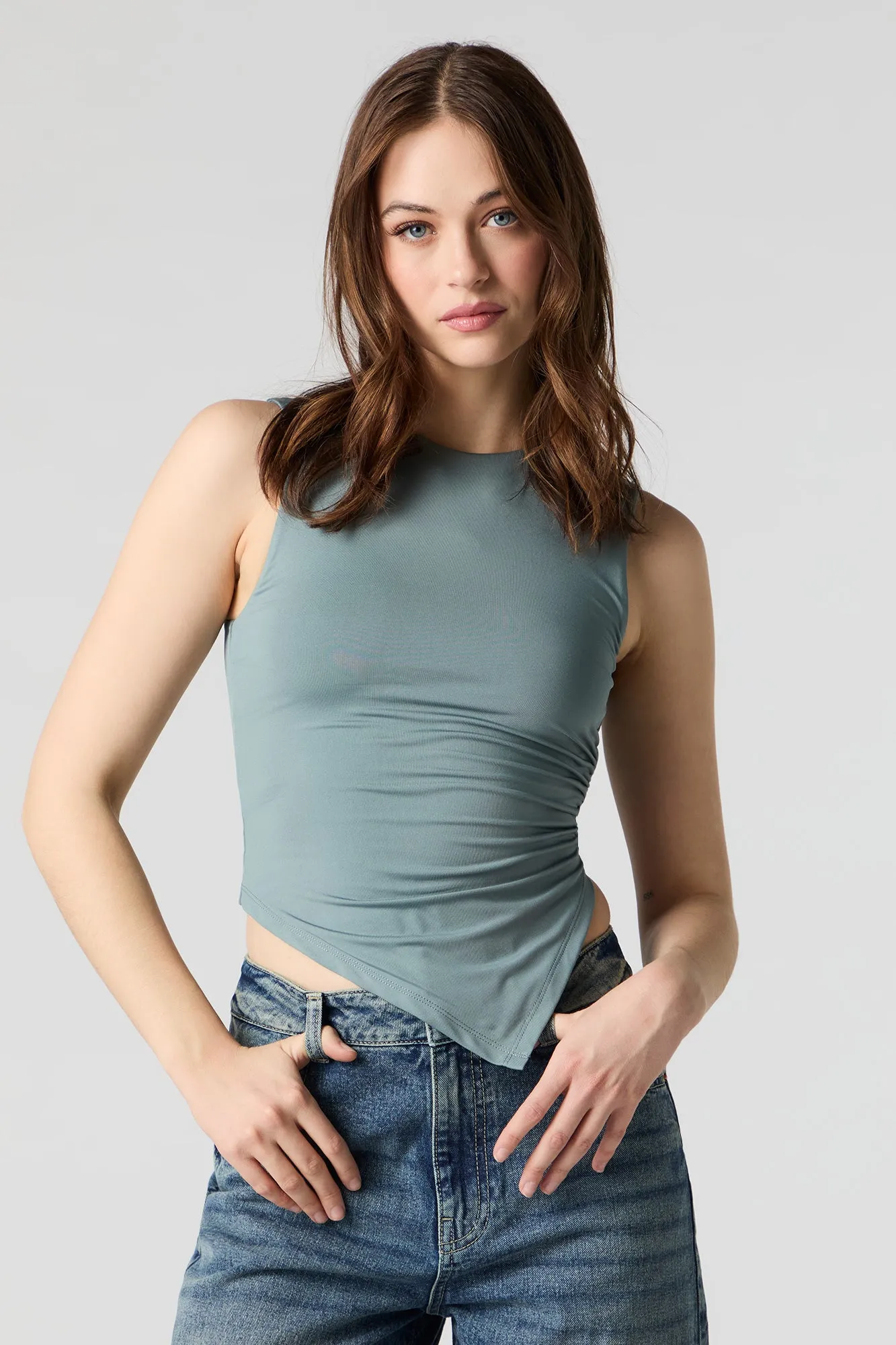 Contour Asymmetrical Tank sold by Charlotte Russe product image thumbnail 4