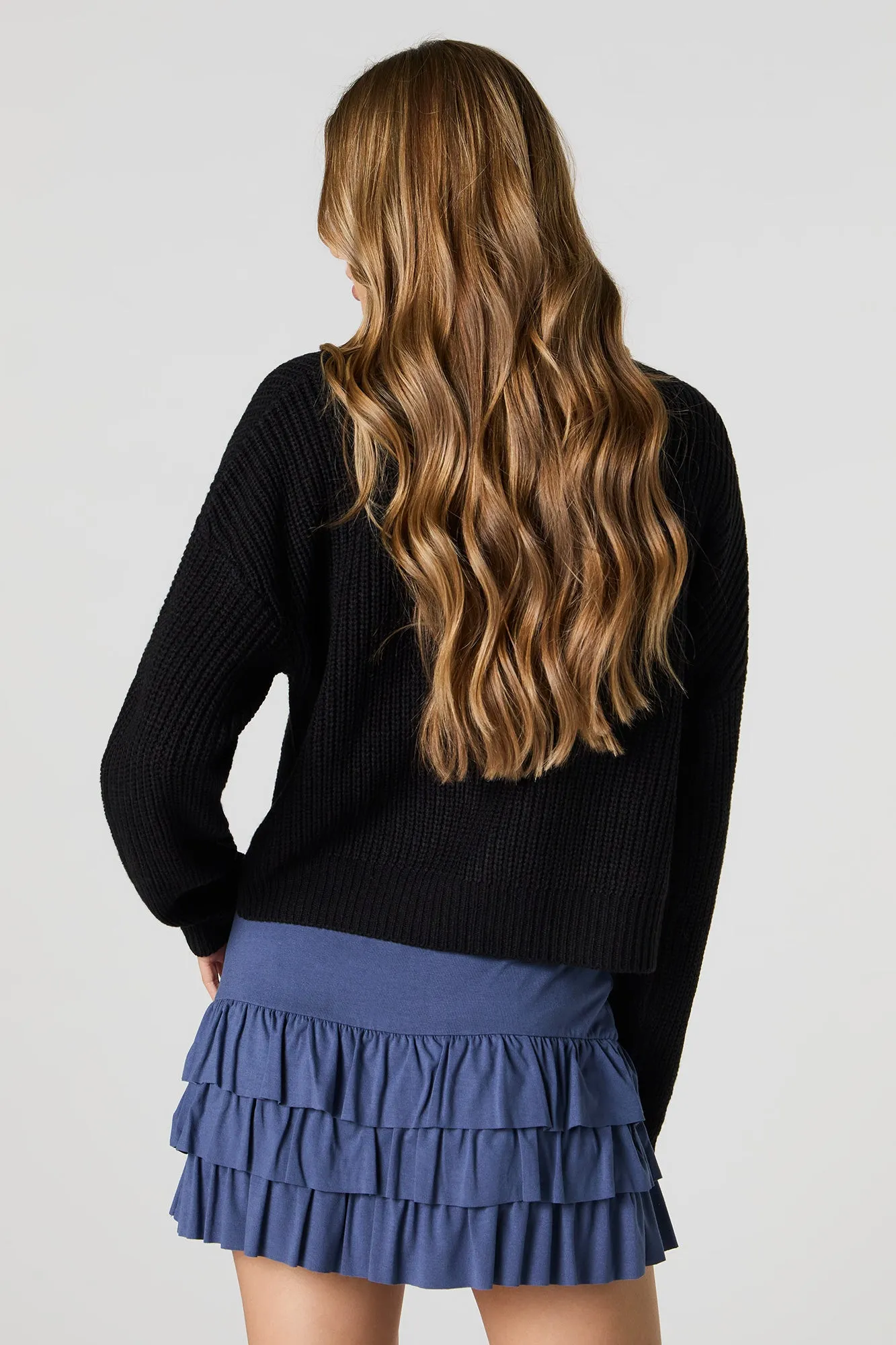 Ruffle Tiered Mini Skort sold by Charlotte Russe product image thumbnail 2