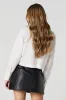 Faux Leather Belted Mini Skort sold by Charlotte Russe