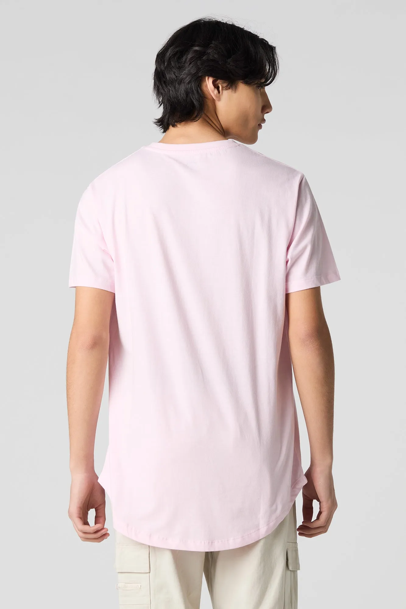 Curved Hem T-Shirt sold by Charlotte Russe product image thumbnail 3