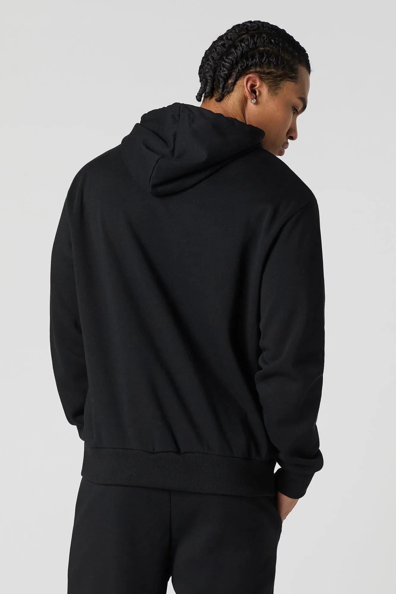 Graphic Rhinestone Fleece Hoodie sold by Charlotte Russe product image thumbnail 5