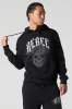 Graphic Rhinestone Fleece Hoodie sold by Charlotte Russe