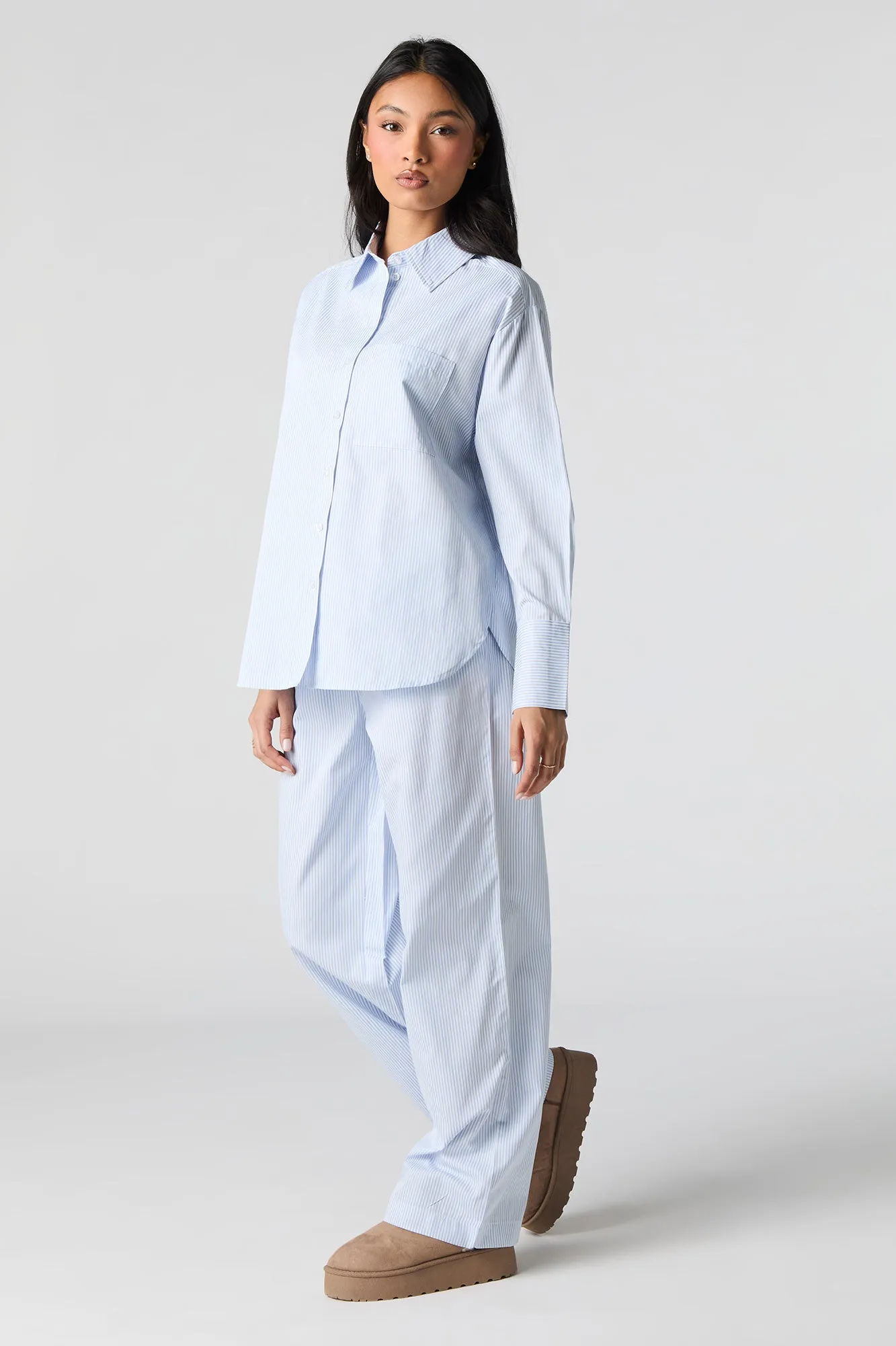 Striped Pajama Pant sold by Charlotte Russe product image thumbnail 4