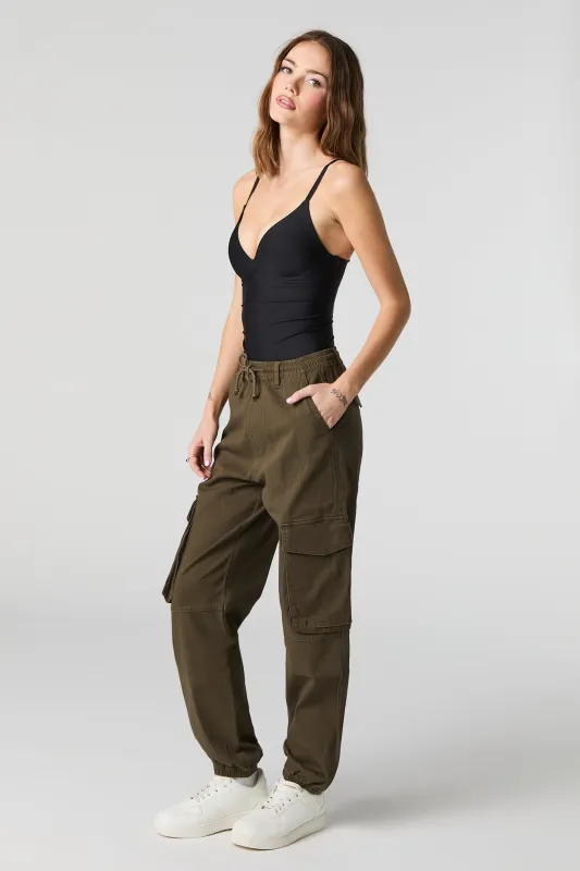 Drawstring Cargo Jogger sold by Charlotte Russe