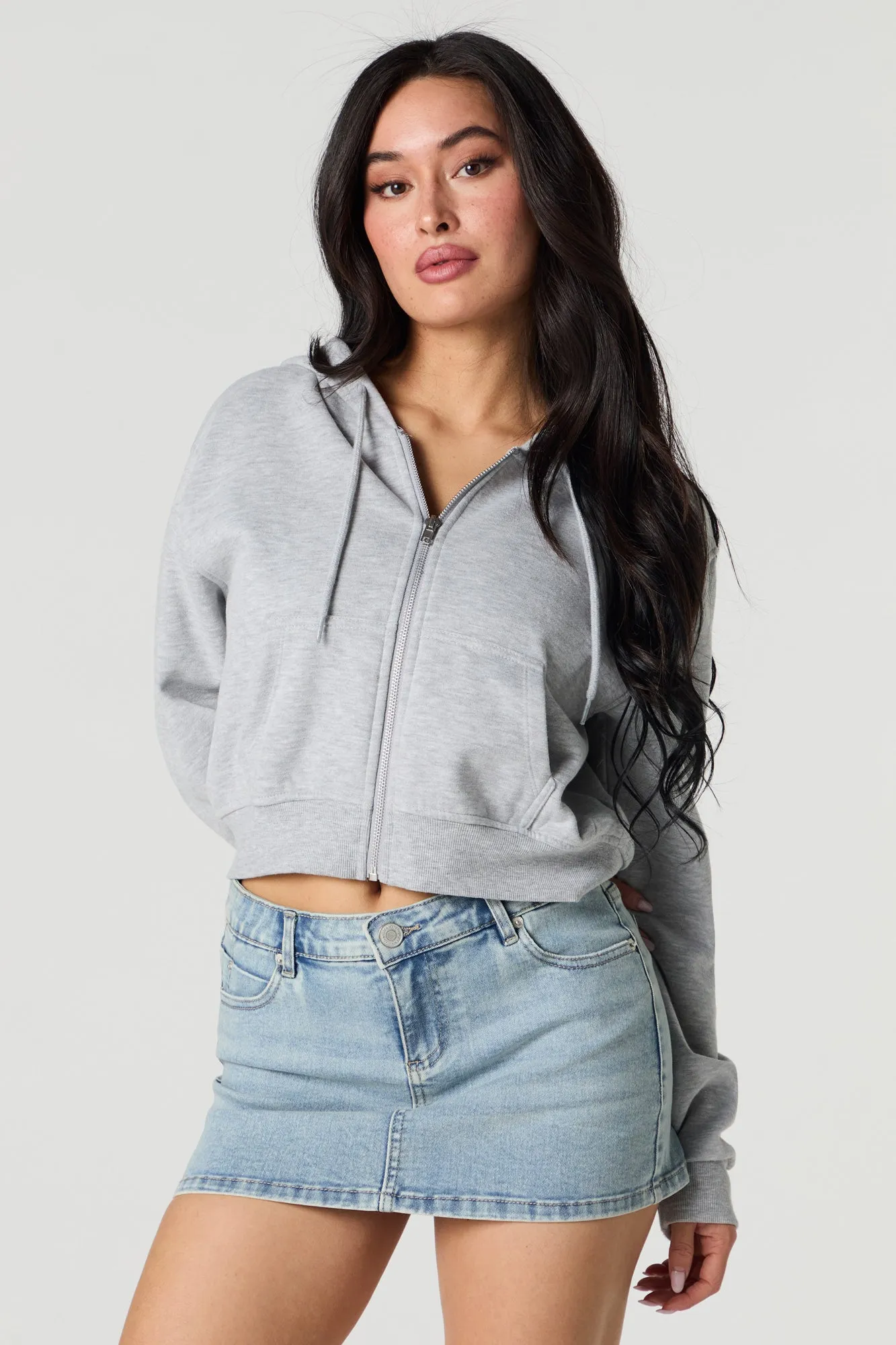 Bow Pocket embroidered Denim Mini Skort sold by Charlotte Russe product image thumbnail 2