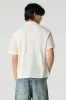 Pointelle Knit Button-Up Top sold by Charlotte Russe