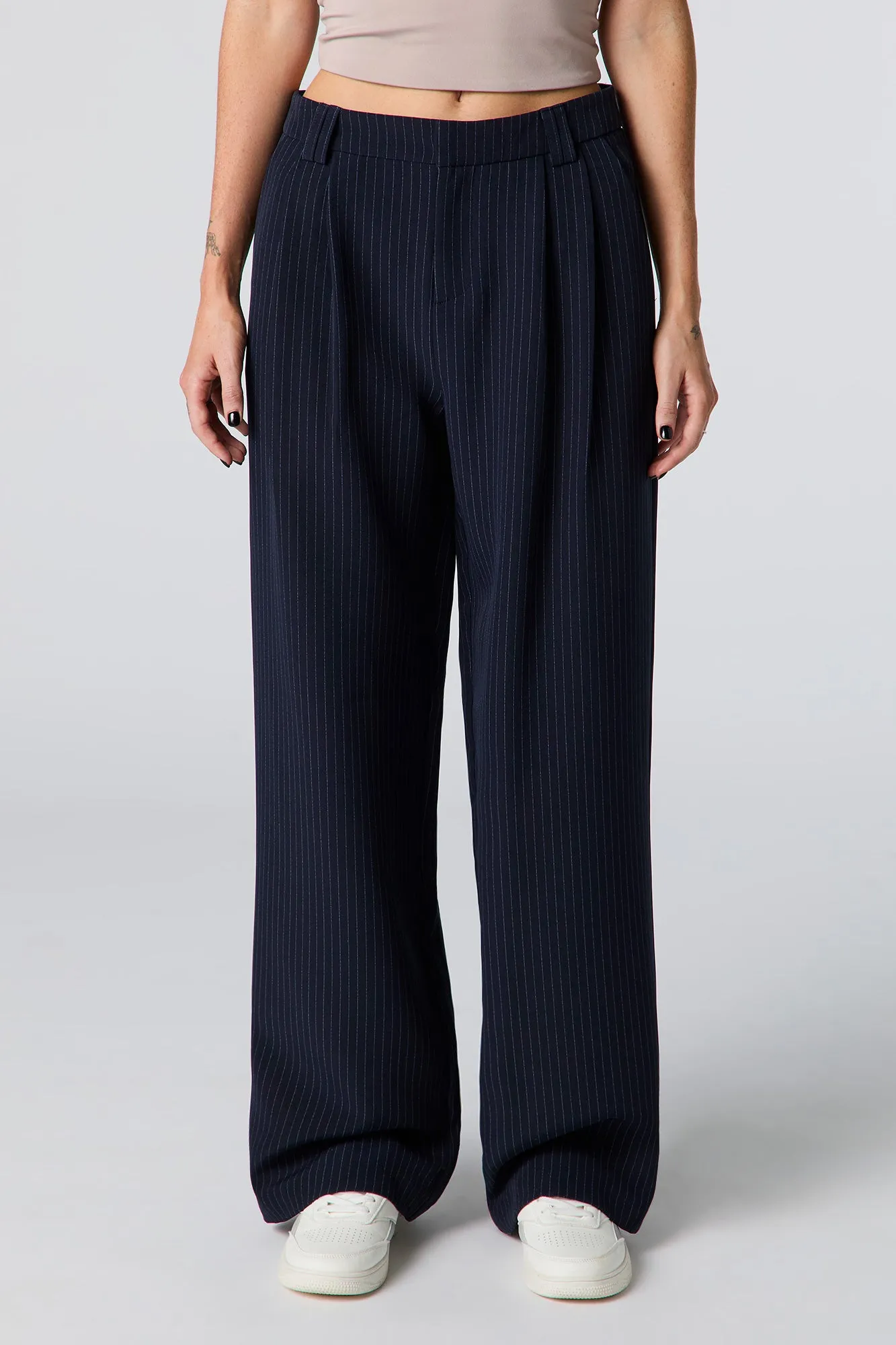 Pleated Wide Leg Dress Pant sold by Charlotte Russe product image thumbnail 2