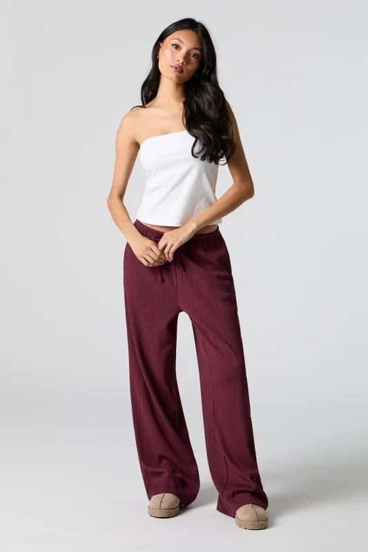 Flowy Drawstring Wide Leg Pant sold by Charlotte Russe