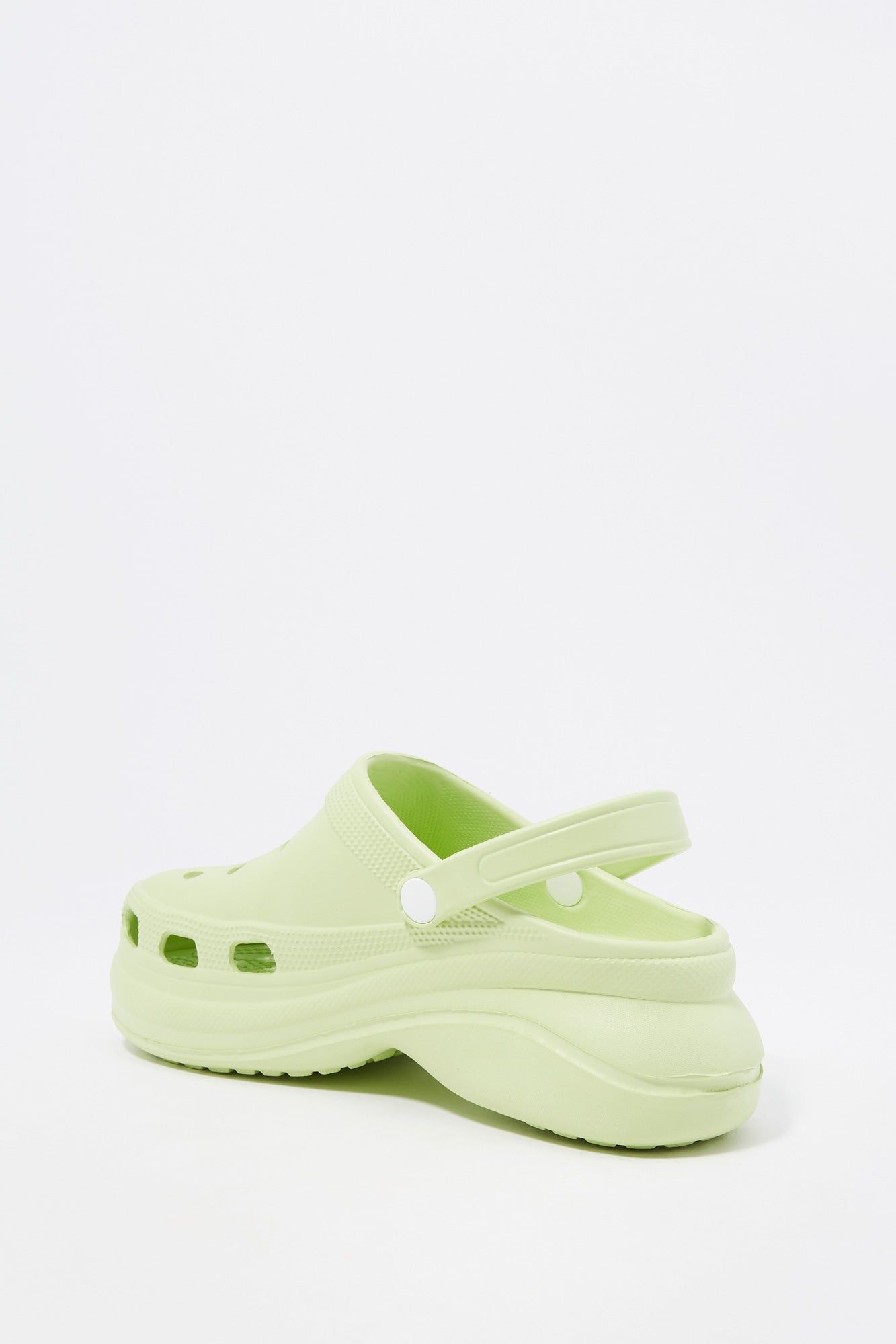 Green Platform Rubber Clog sold by Charlotte Russe product image thumbnail 4