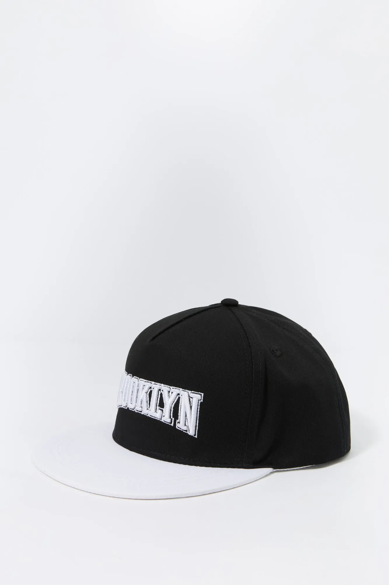 Brooklyn Embroidered Snapback Hat sold by Charlotte Russe product image thumbnail 2