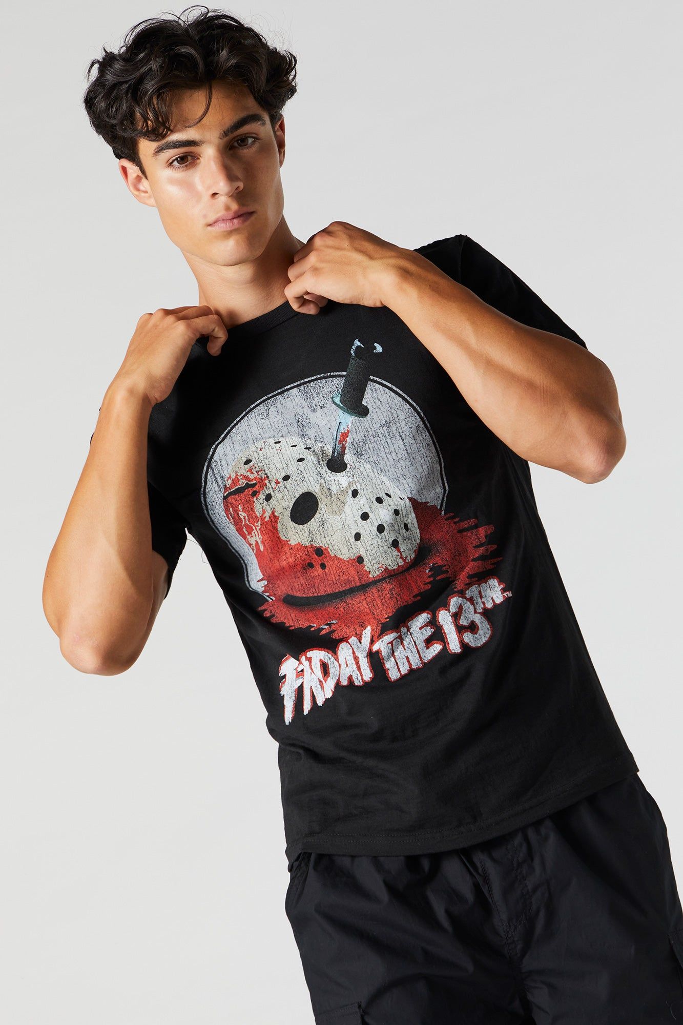 Friday the 13th Graphic T-Shirt sold by Charlotte Russe