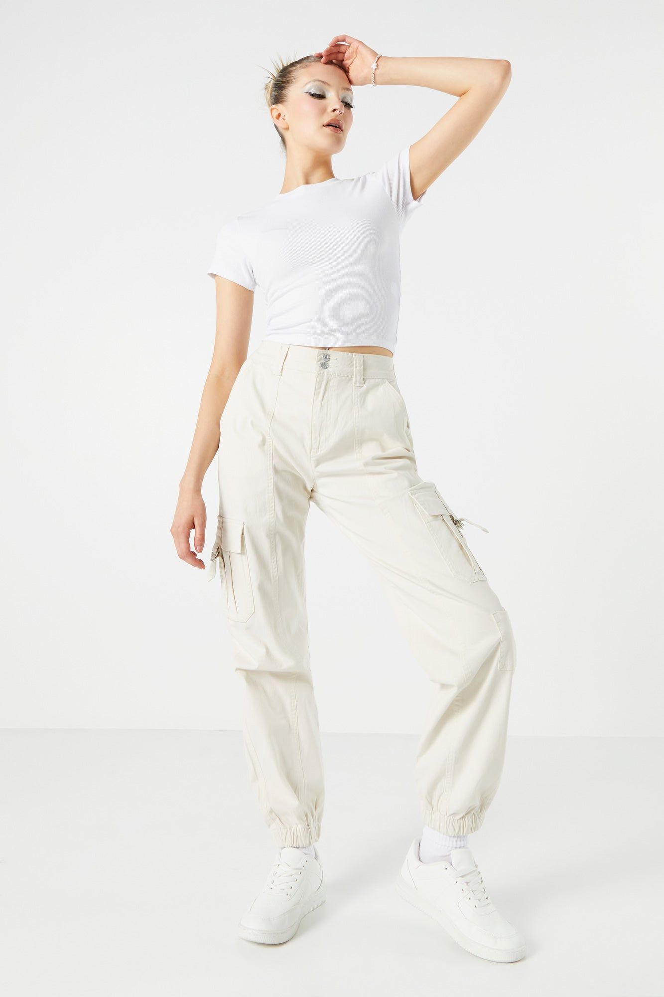 Twill Cargo Pant sold by Charlotte Russe product image thumbnail 7
