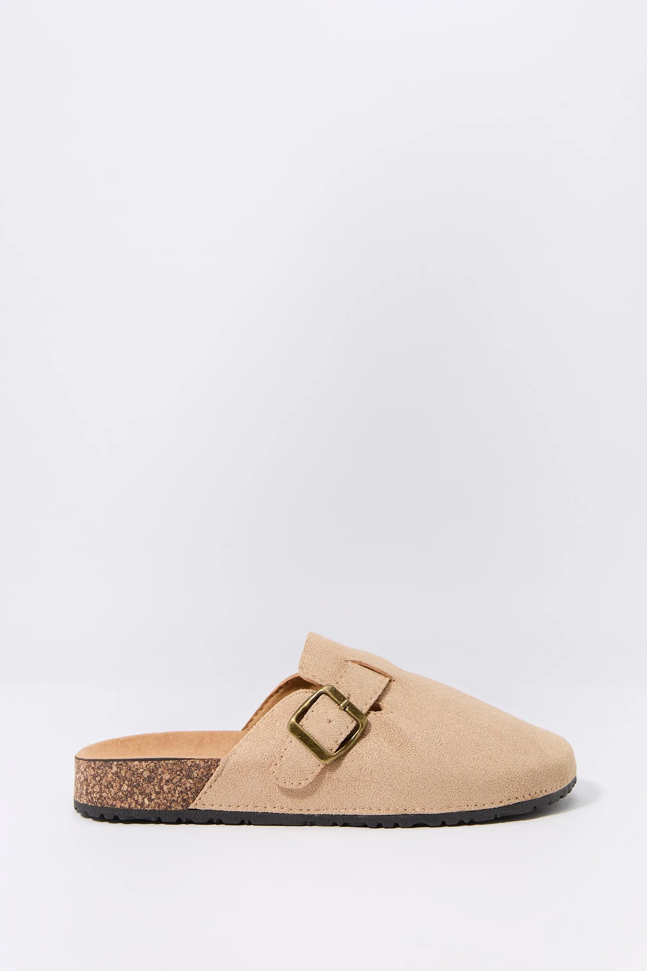 Buckled Cork Slide sold by Charlotte Russe