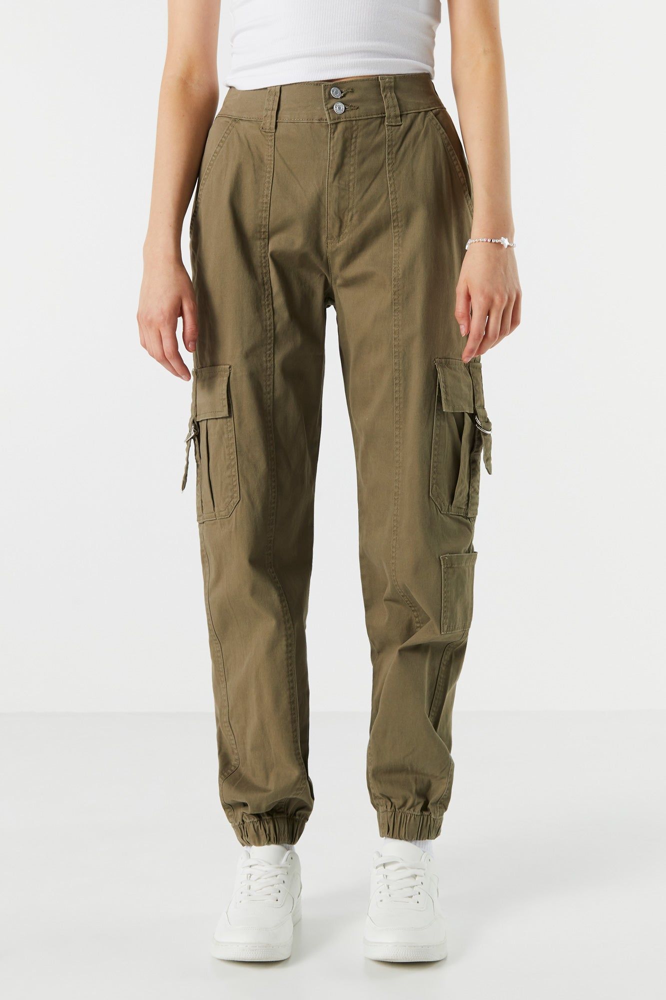 Twill Cargo Pant sold by Charlotte Russe product image thumbnail 11