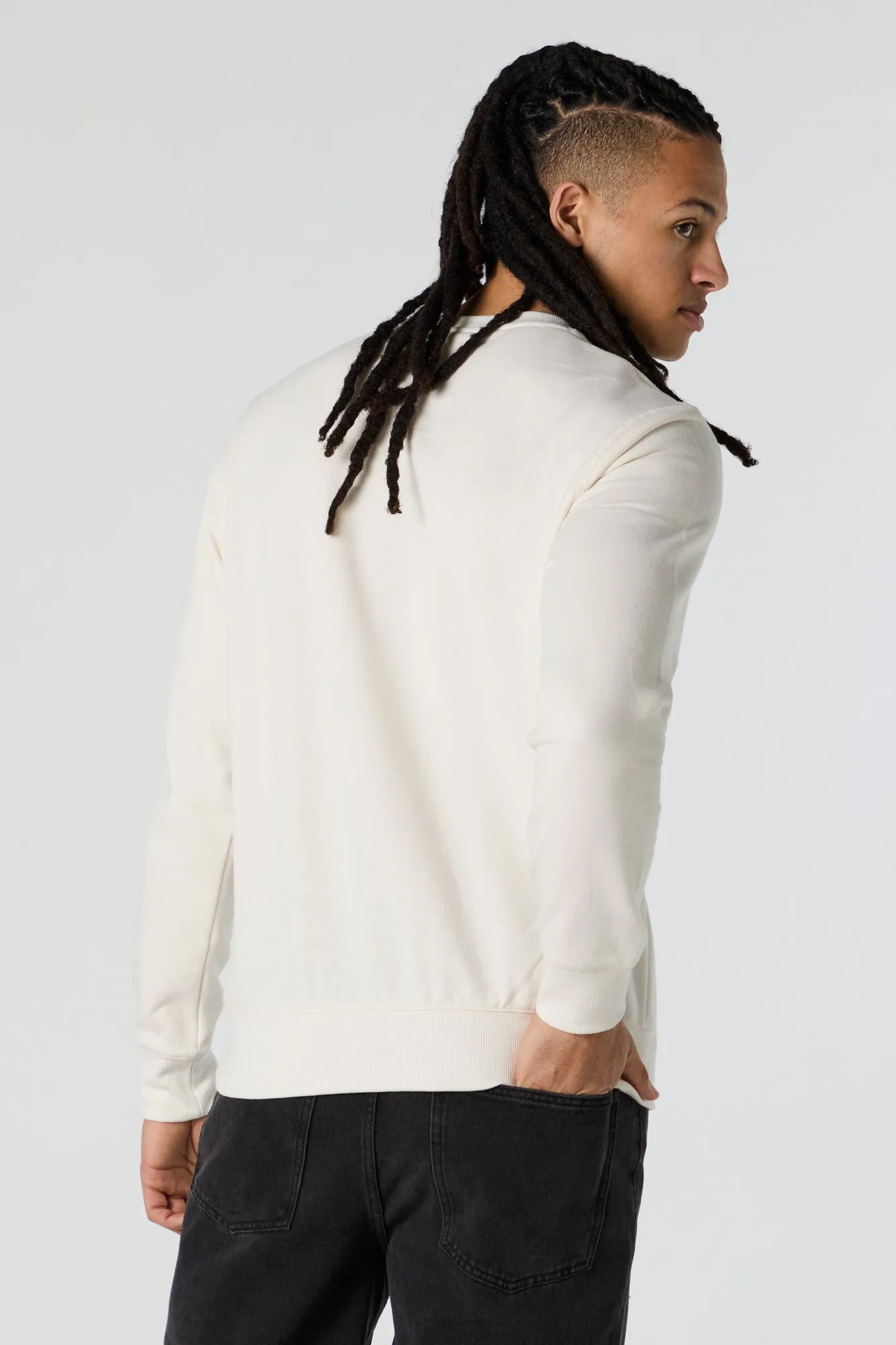 Robo Teddy Graphic Fleece Sweatshirt sold by Charlotte Russe product image thumbnail 2