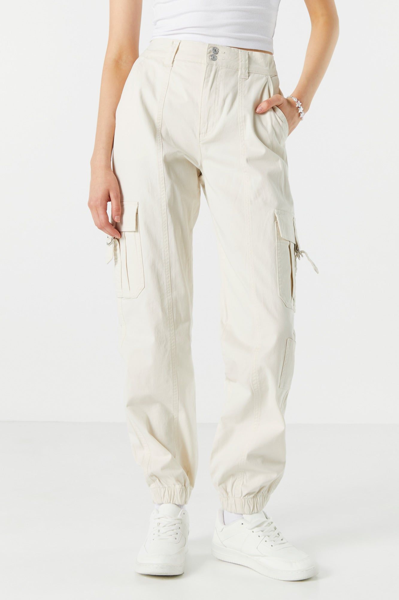 Twill Cargo Pant sold by Charlotte Russe product image thumbnail 8