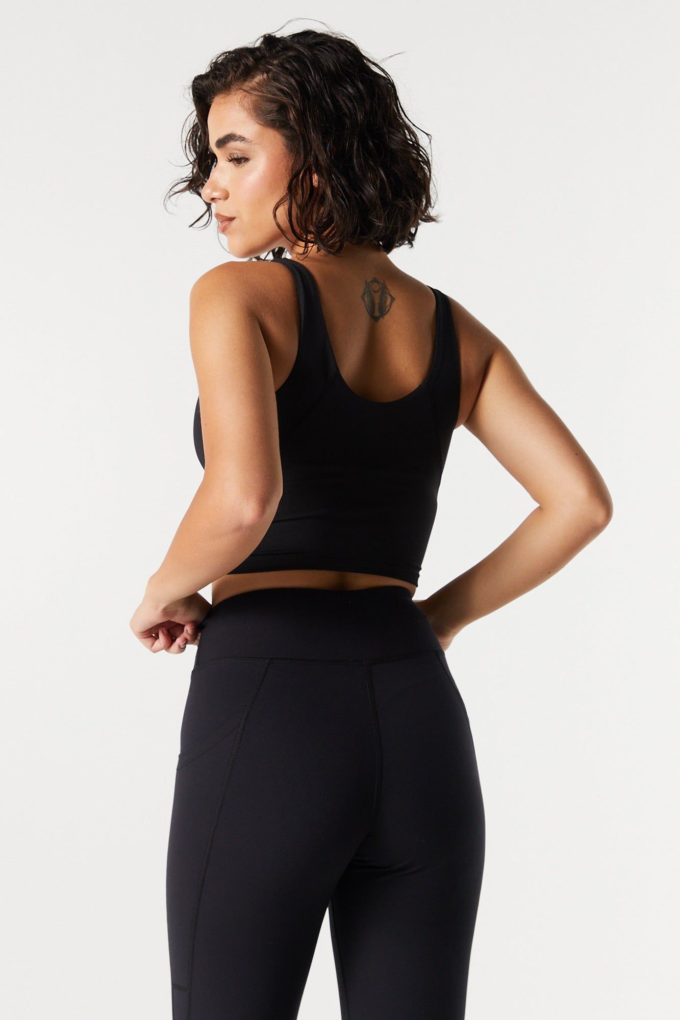 Scoop Neck Padded Active Tank sold by Charlotte Russe product image thumbnail 5