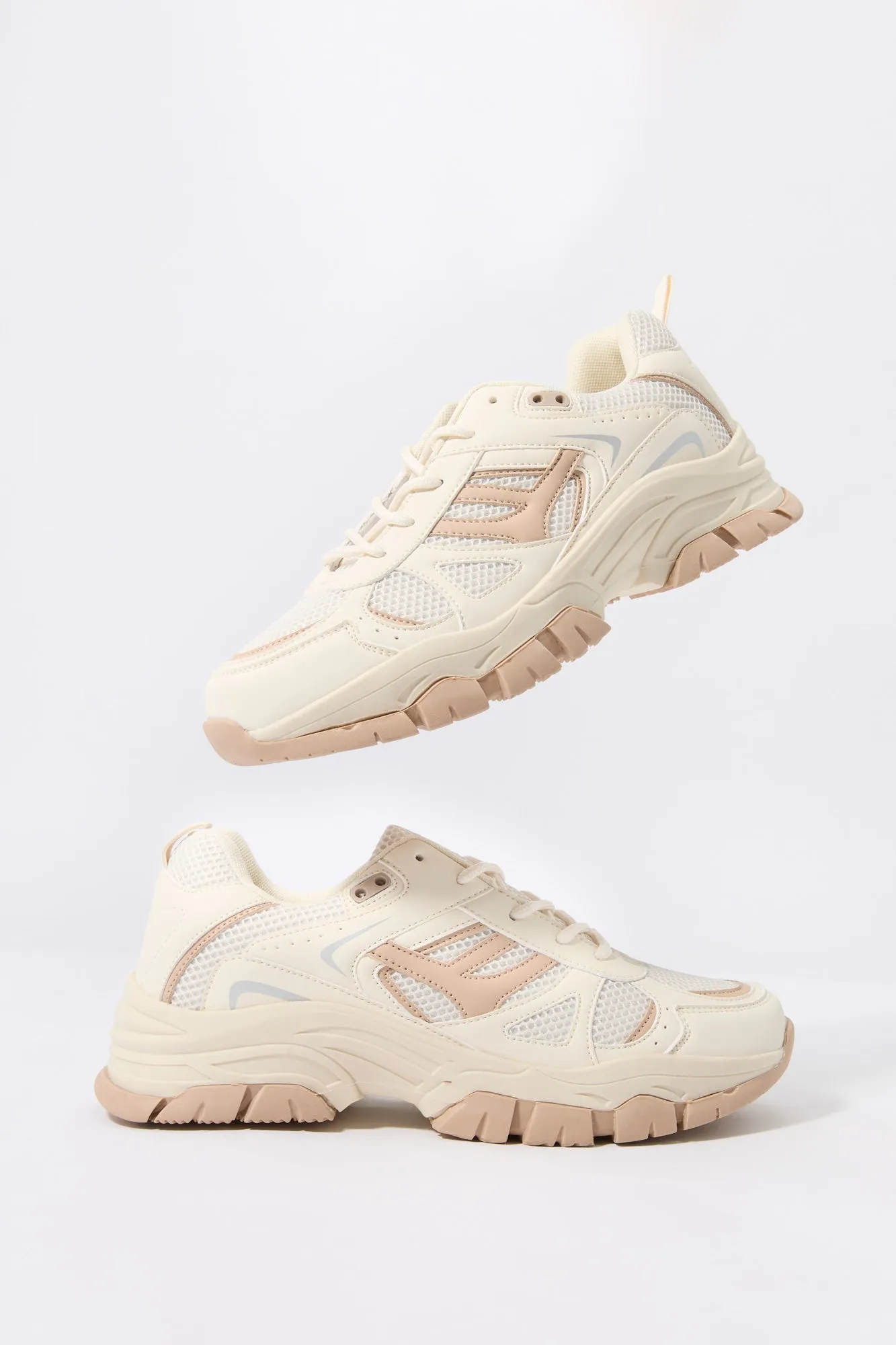 Colourblock Mesh Chunky Running Shoe sold by Charlotte Russe