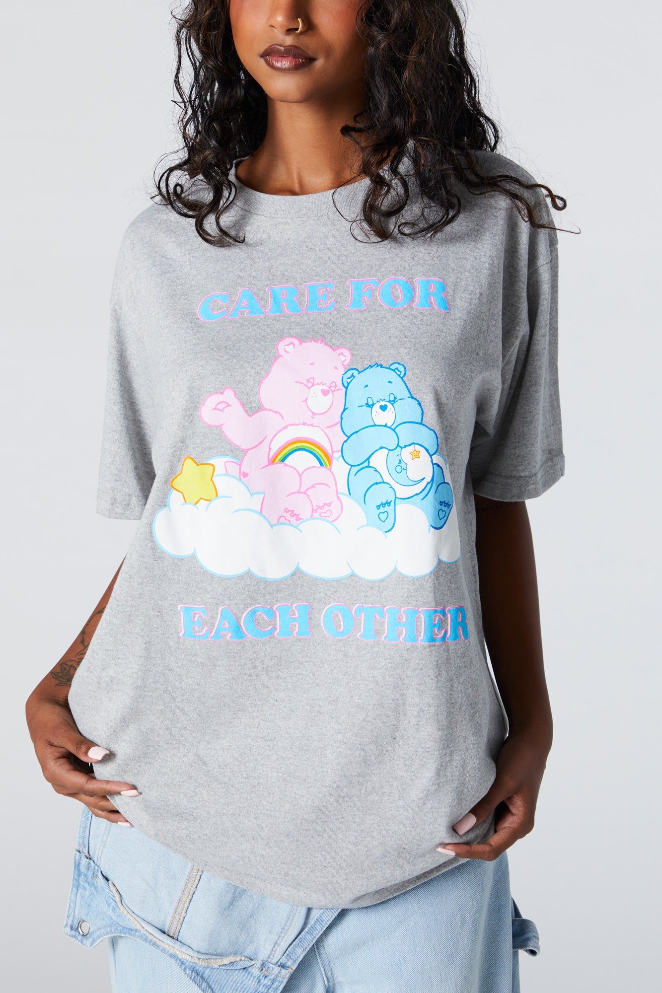 Care Bears Graphic Boyfriend T-Shirt sold by Charlotte Russe product image thumbnail 2