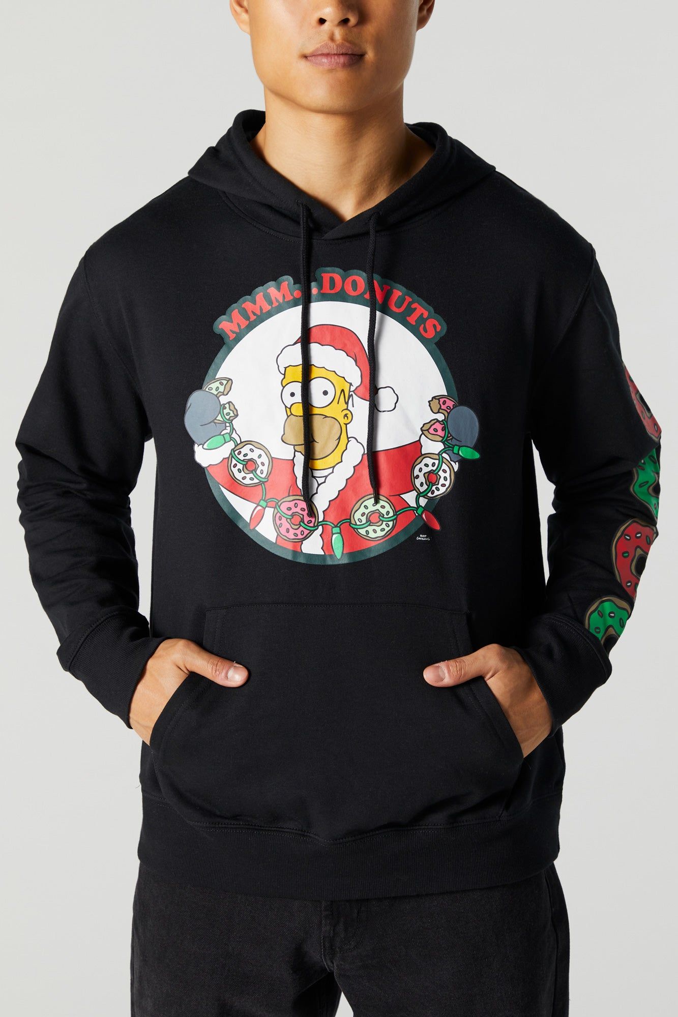 The Simpsons Xmas Graphic Fleece Hoodie sold by Charlotte Russe product image thumbnail 3