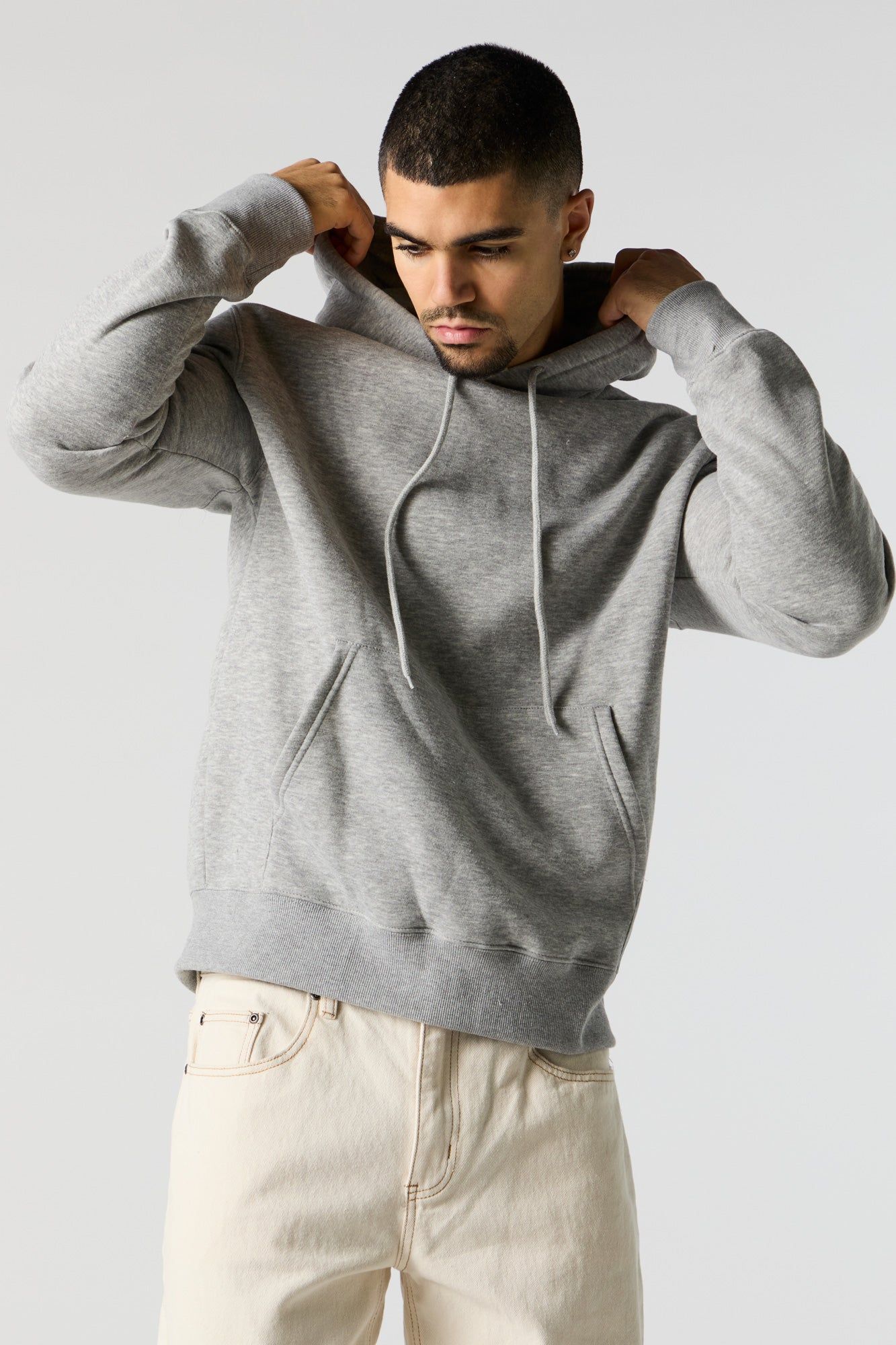 Everyday Fleece Hoodie sold by Charlotte Russe product image thumbnail 4