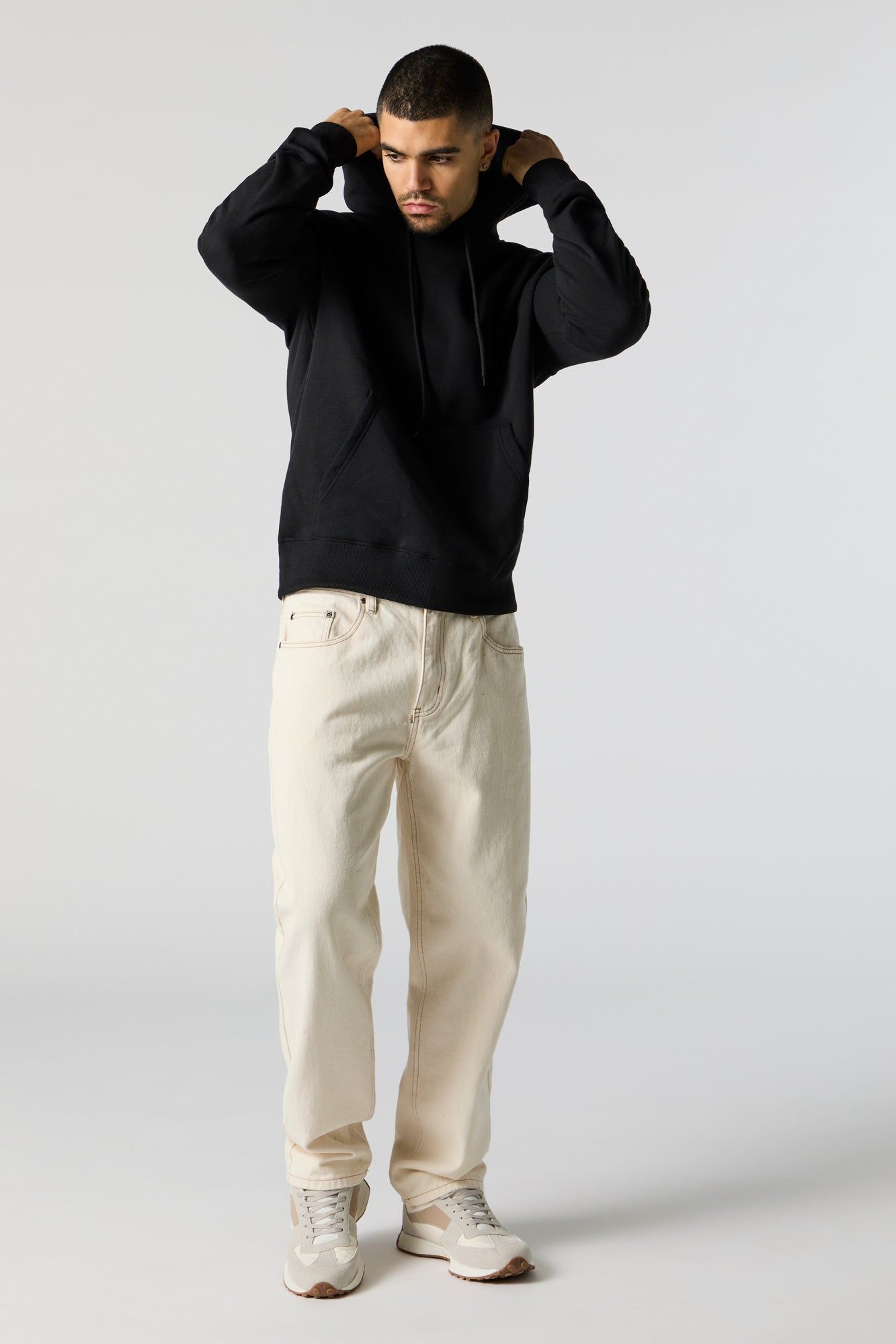 Everyday Fleece Hoodie sold by Charlotte Russe product image thumbnail 3