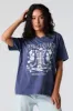 Inhale Courage Graphic Washed Boyfriend T-Shirt sold by Charlotte Russe