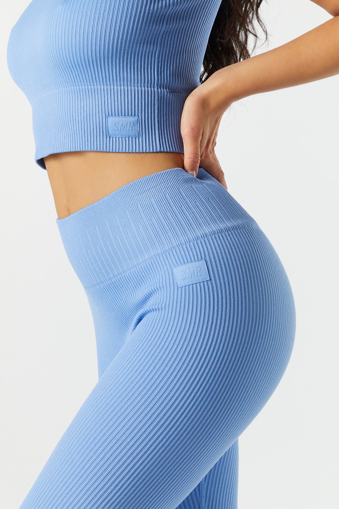 Sommer Ray Seamless Ribbed Active Legging sold by Charlotte Russe product image thumbnail 4
