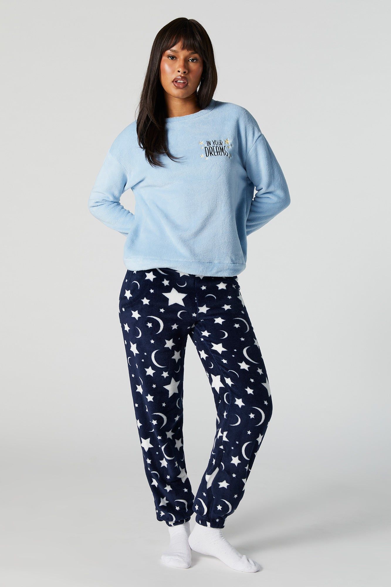 Plush In Your Dreams 2 Piece Pajama Set sold by Charlotte Russe