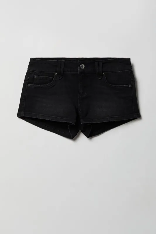 Stretch Low Rise Micro Denim Short made by Stitches