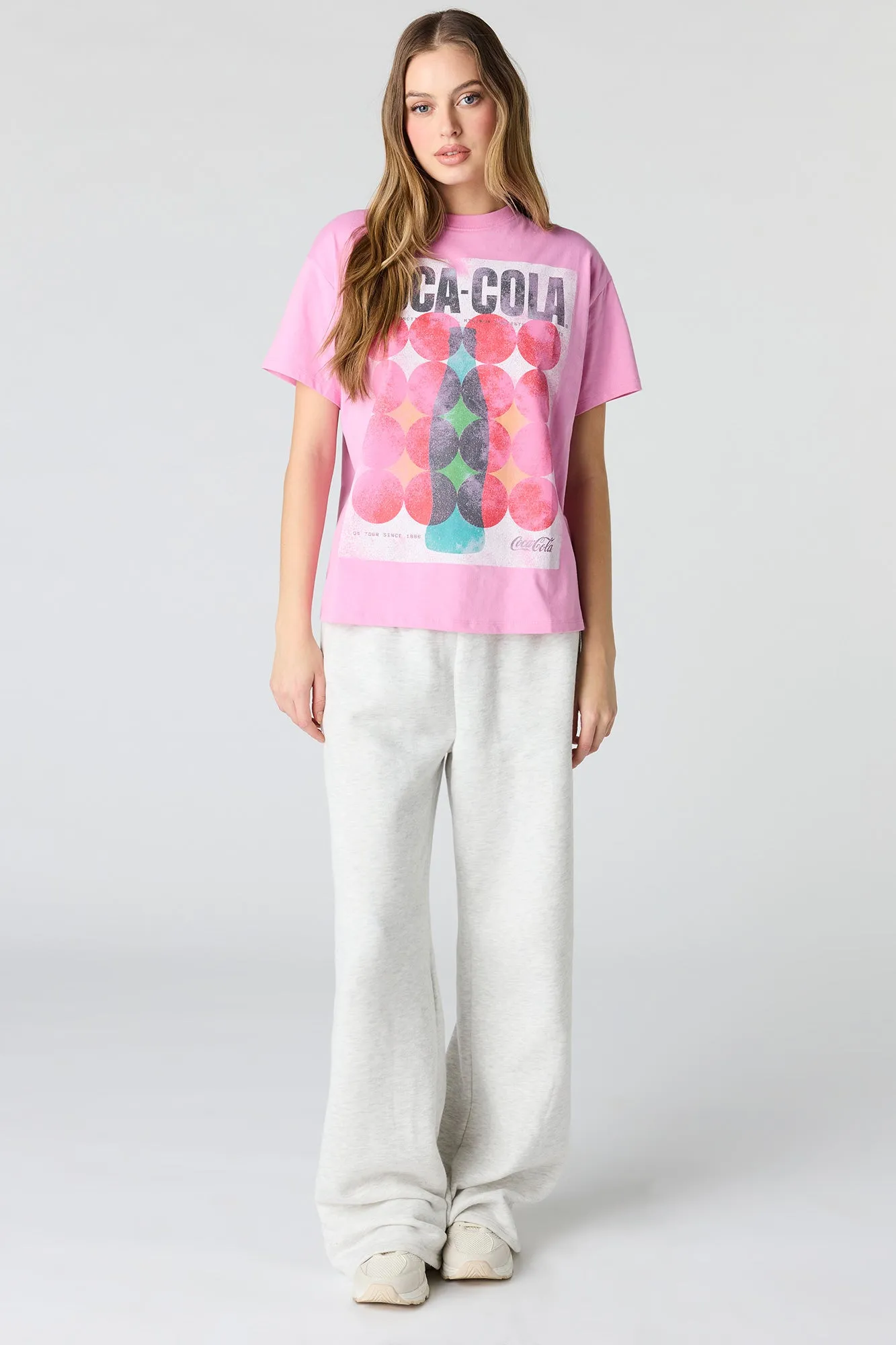Coca-Cola Graphic Boyfriend T-Shirt sold by Charlotte Russe product image thumbnail 3