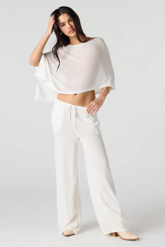 Flowy Wide Leg Drawstring Pant made by Stitches