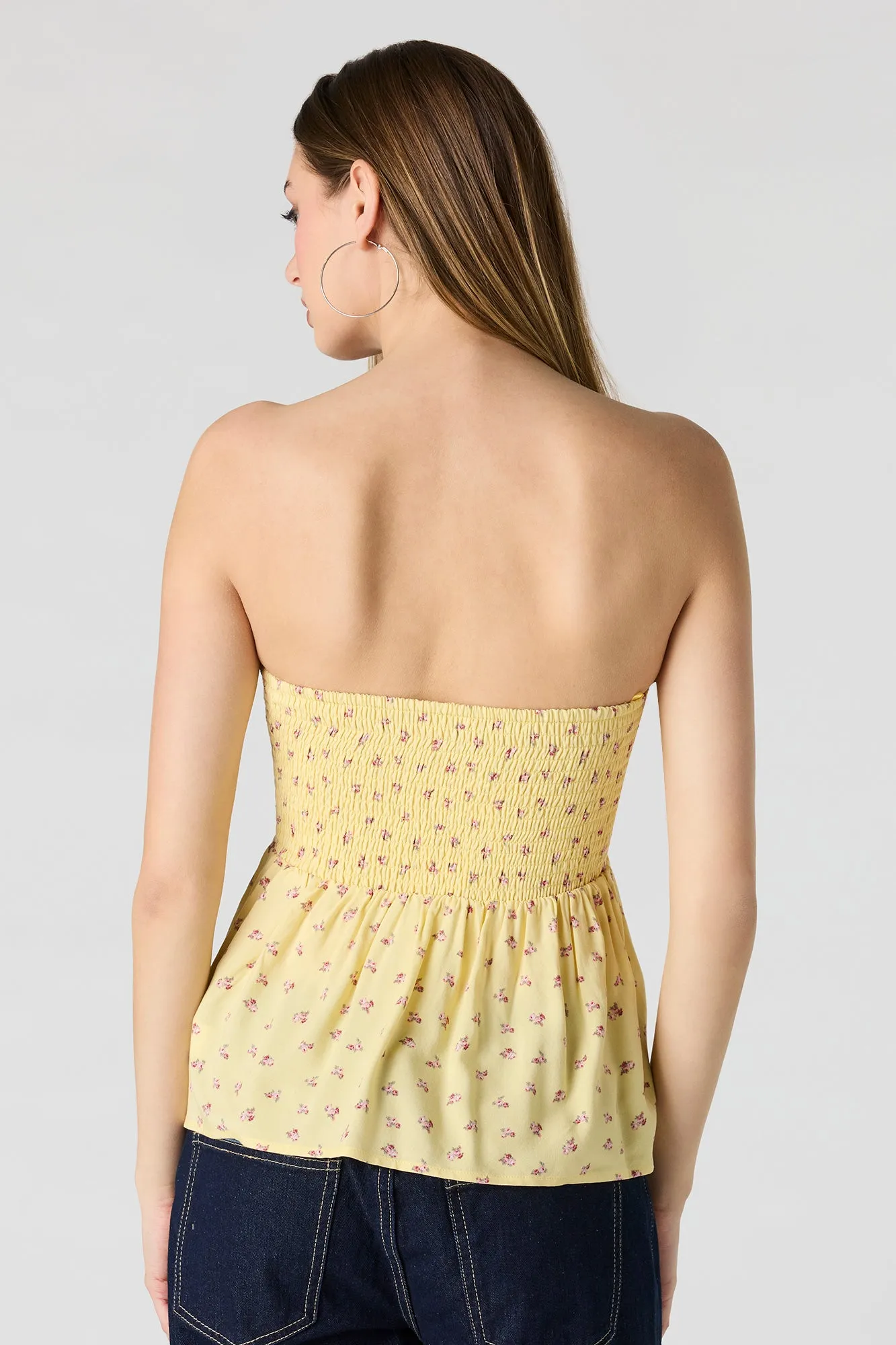 Smocked Tube Top sold by Charlotte Russe product image thumbnail 3