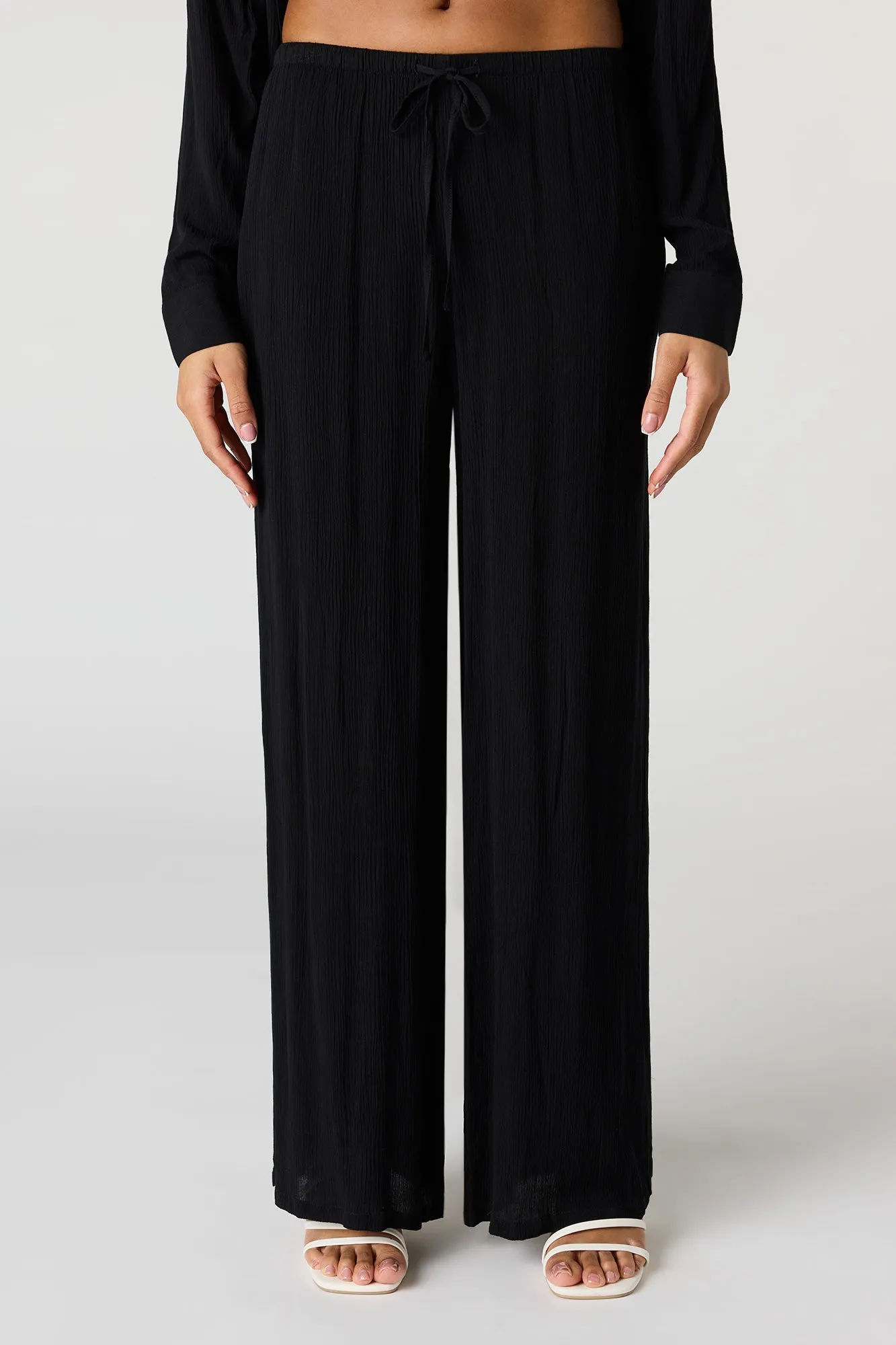 Flowy Wide Leg Pant sold by Charlotte Russe product image thumbnail 5