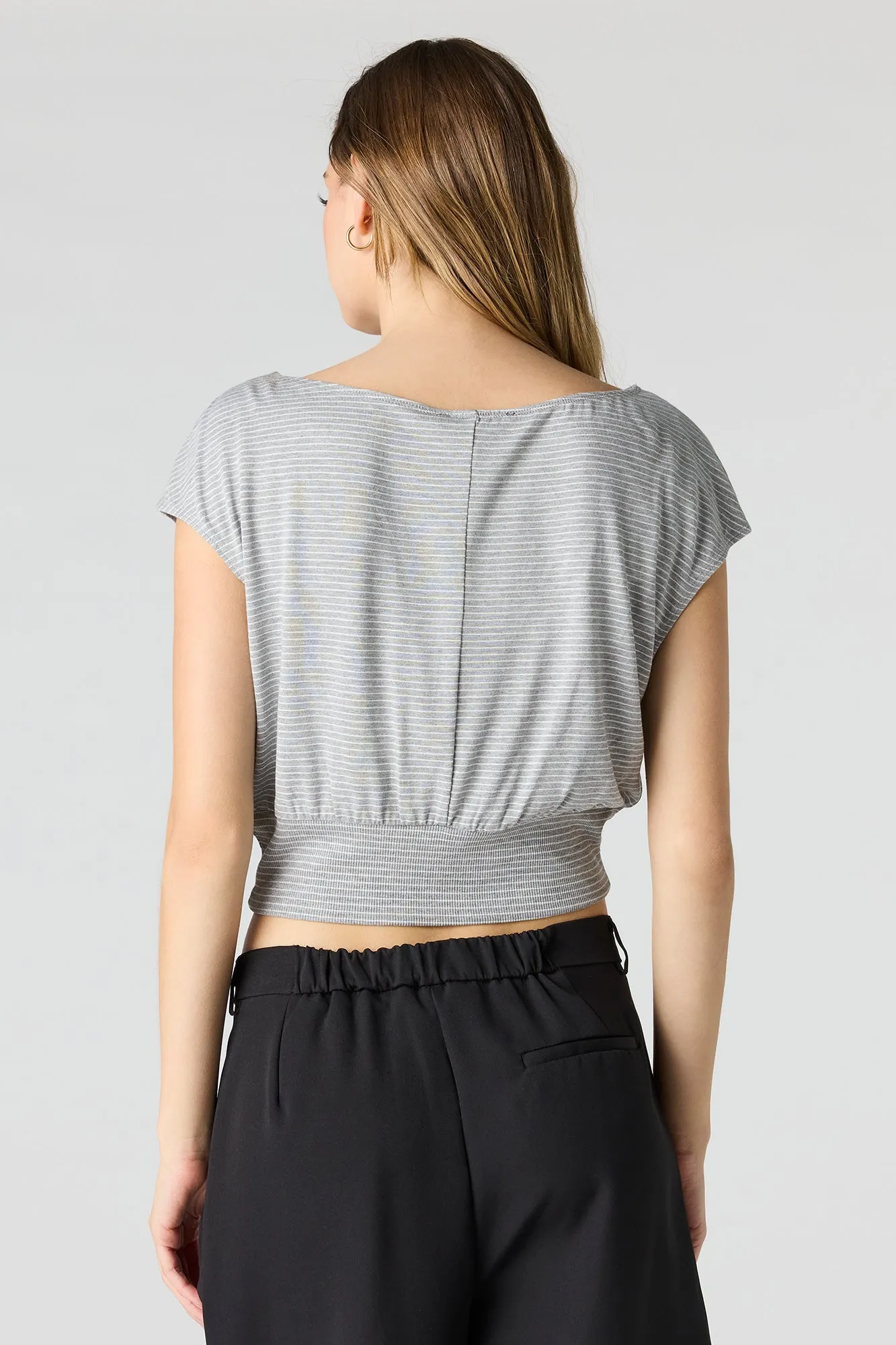 Striped Dolman Top sold by Charlotte Russe product image thumbnail 5