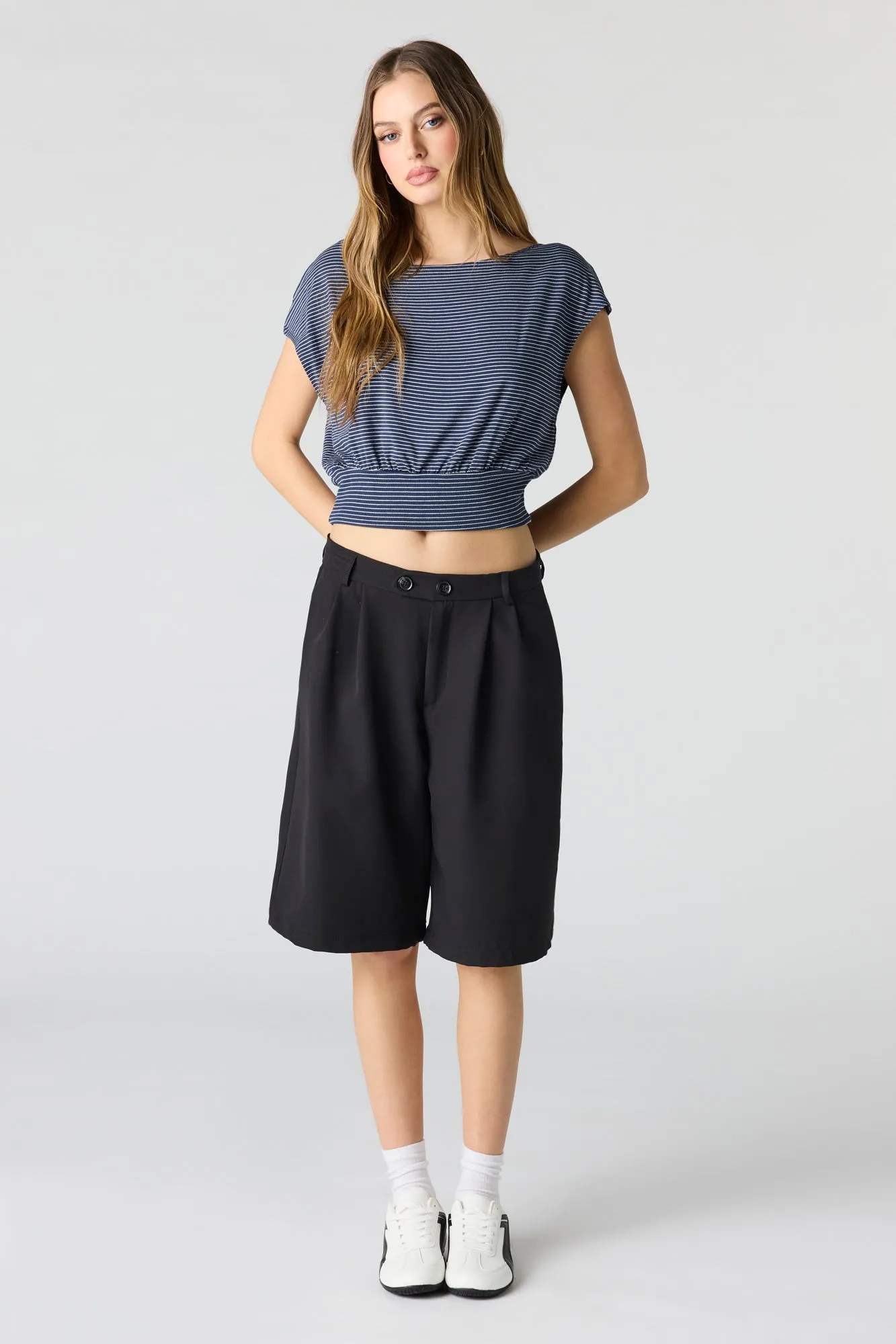 Striped Dolman Top sold by Charlotte Russe product image thumbnail 3