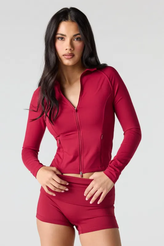 Active High Density 2-Way Zip-Up Jacket made by Stitches