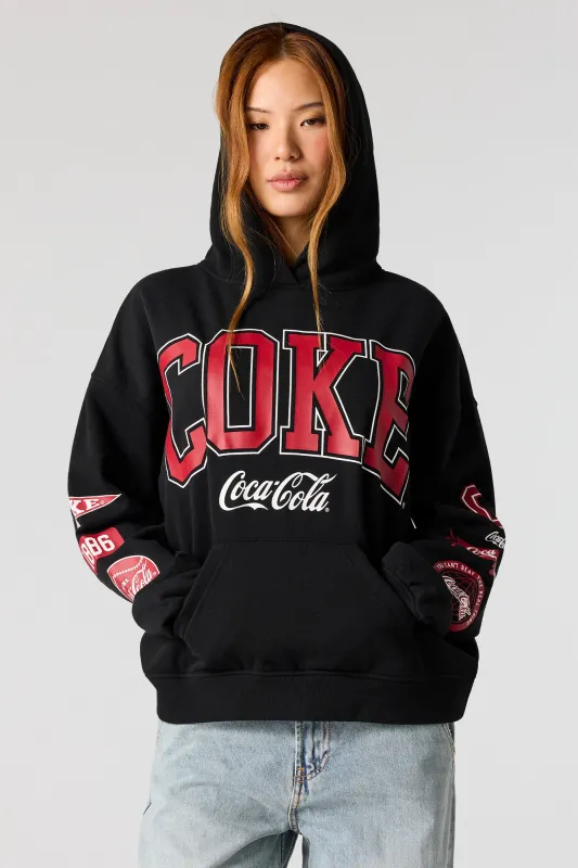 Coke HD Print Hoodie made by Stitches