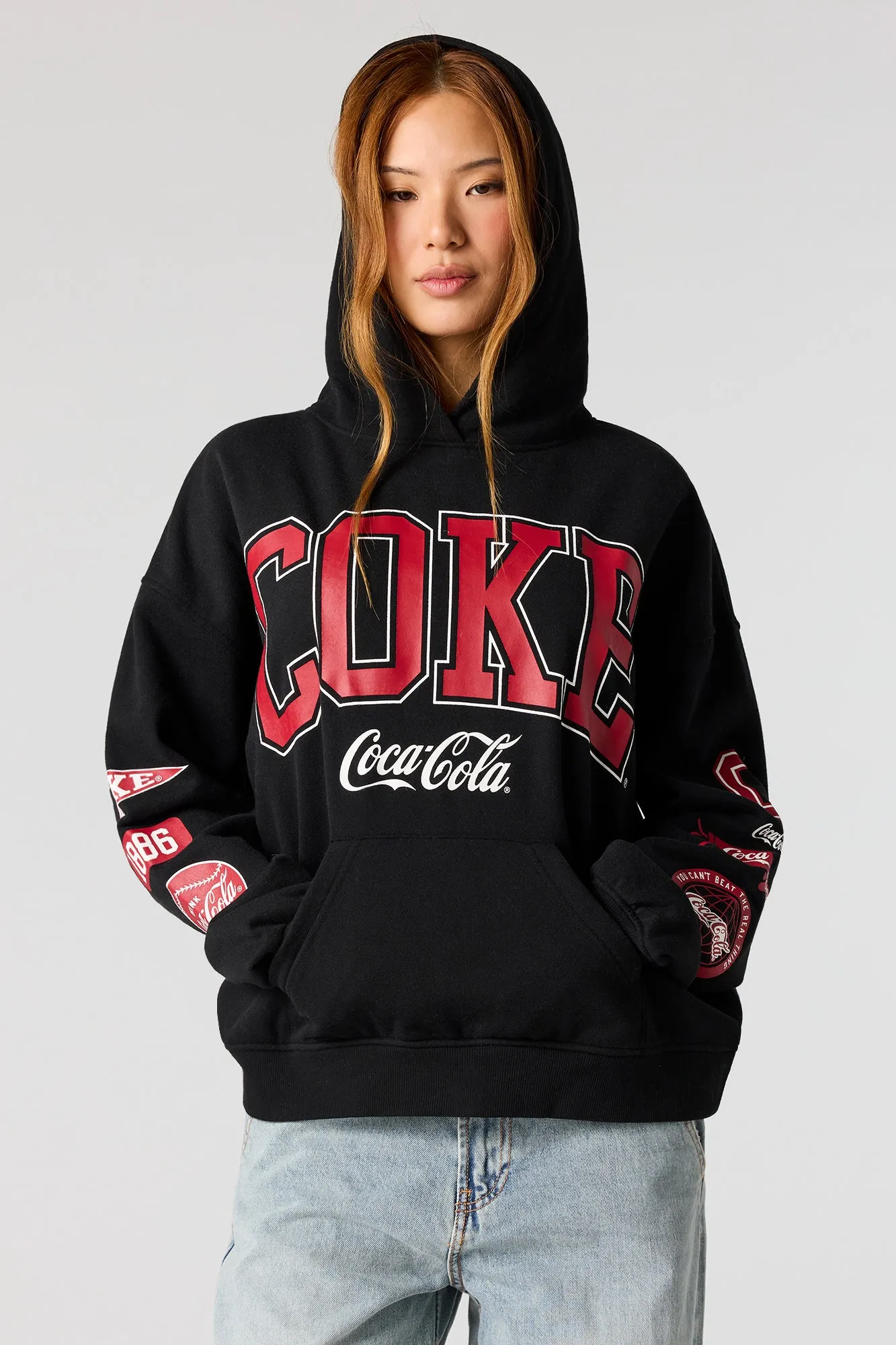 Coke HD Print Hoodie sold by Charlotte Russe