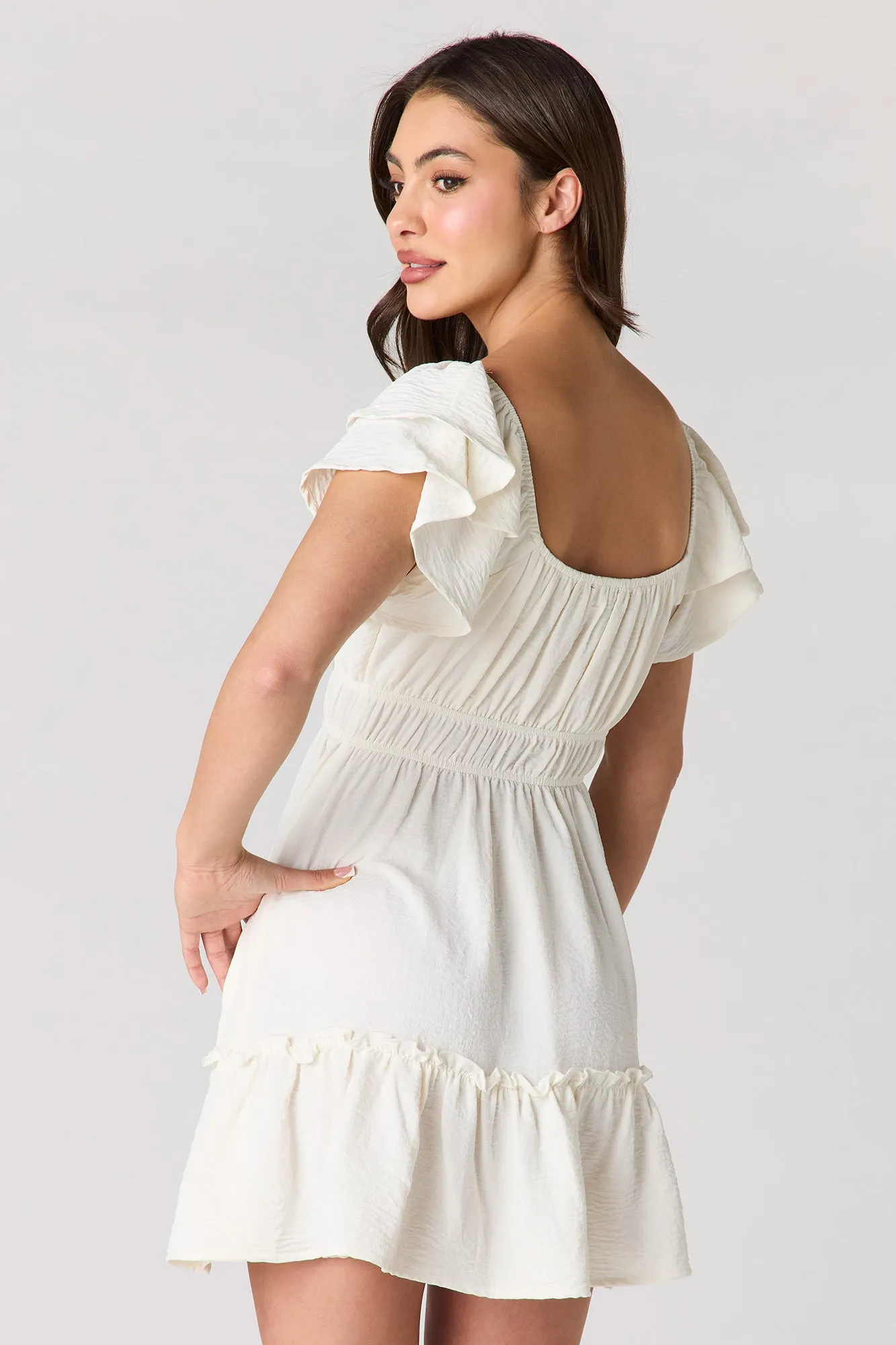 Flutter Sleeve Mini Dress sold by Charlotte Russe product image thumbnail 5
