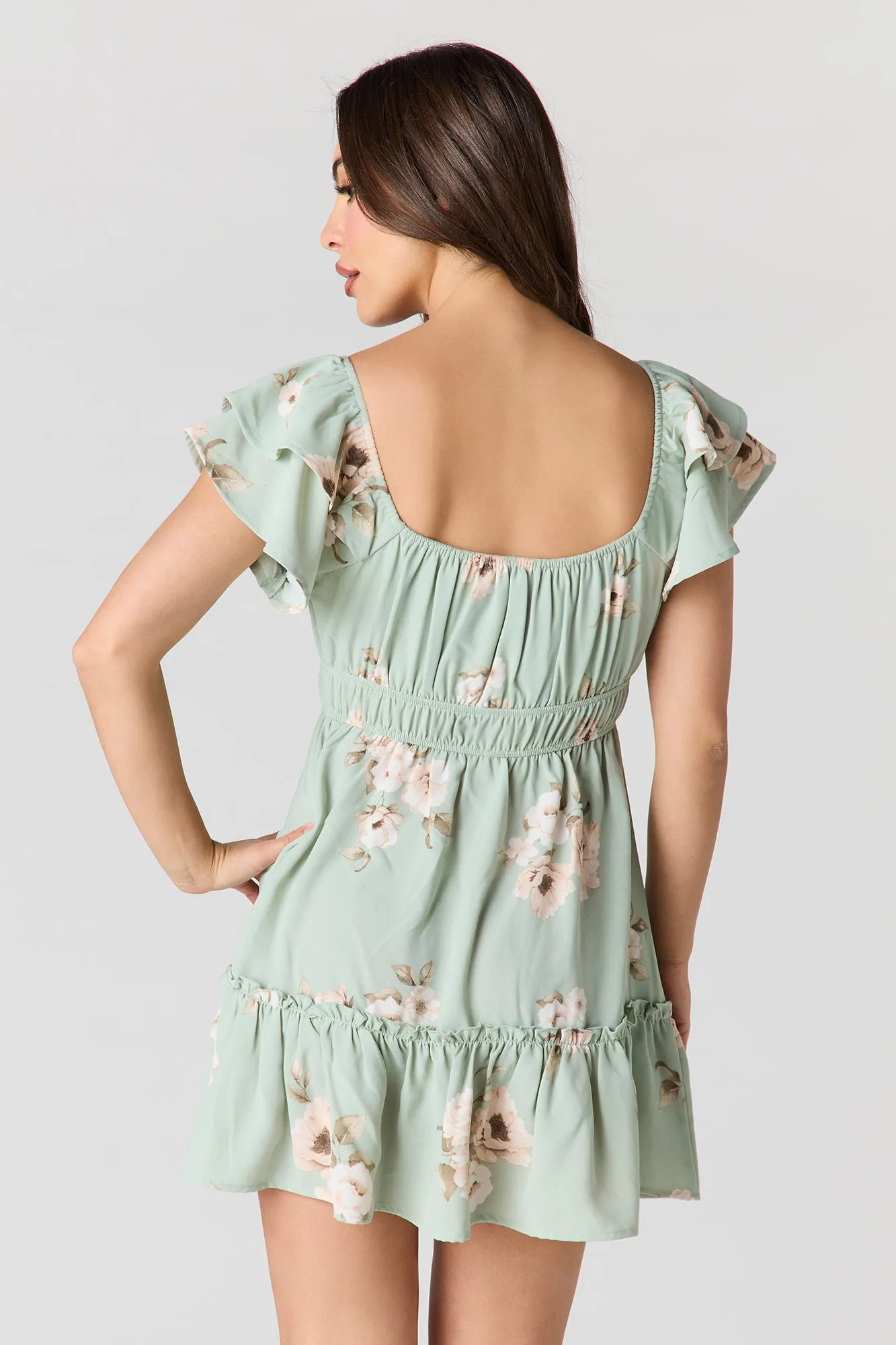 Flutter Sleeve Mini Dress sold by Charlotte Russe product image thumbnail 2