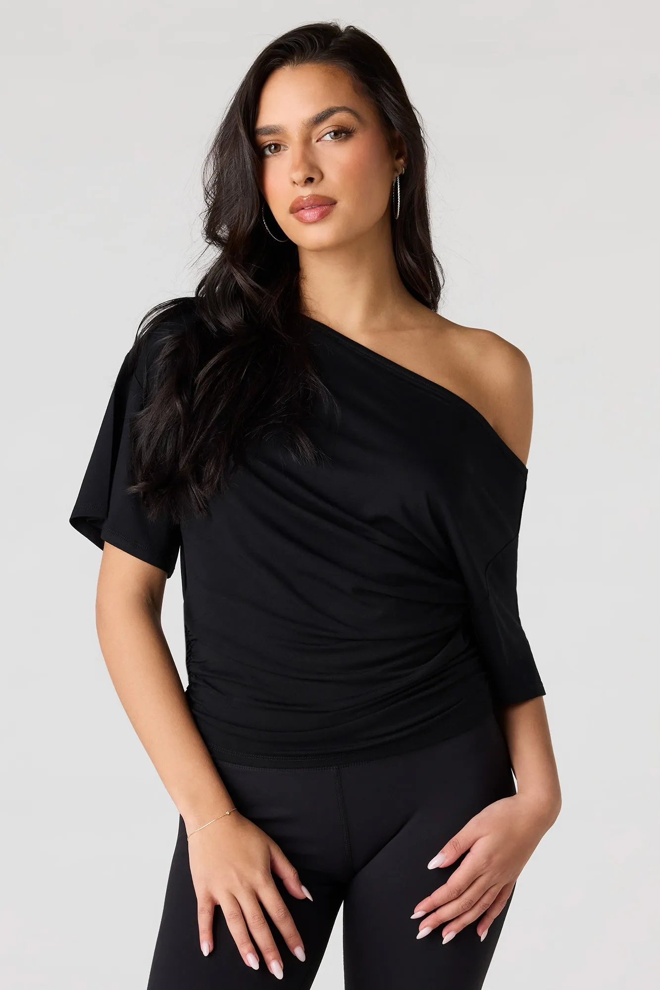 Dolman Short Sleeve Top sold by Charlotte Russe product image thumbnail 4