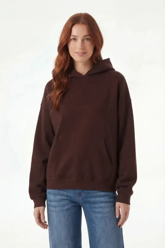 Fleece Boxy Hoodie made by Stitches