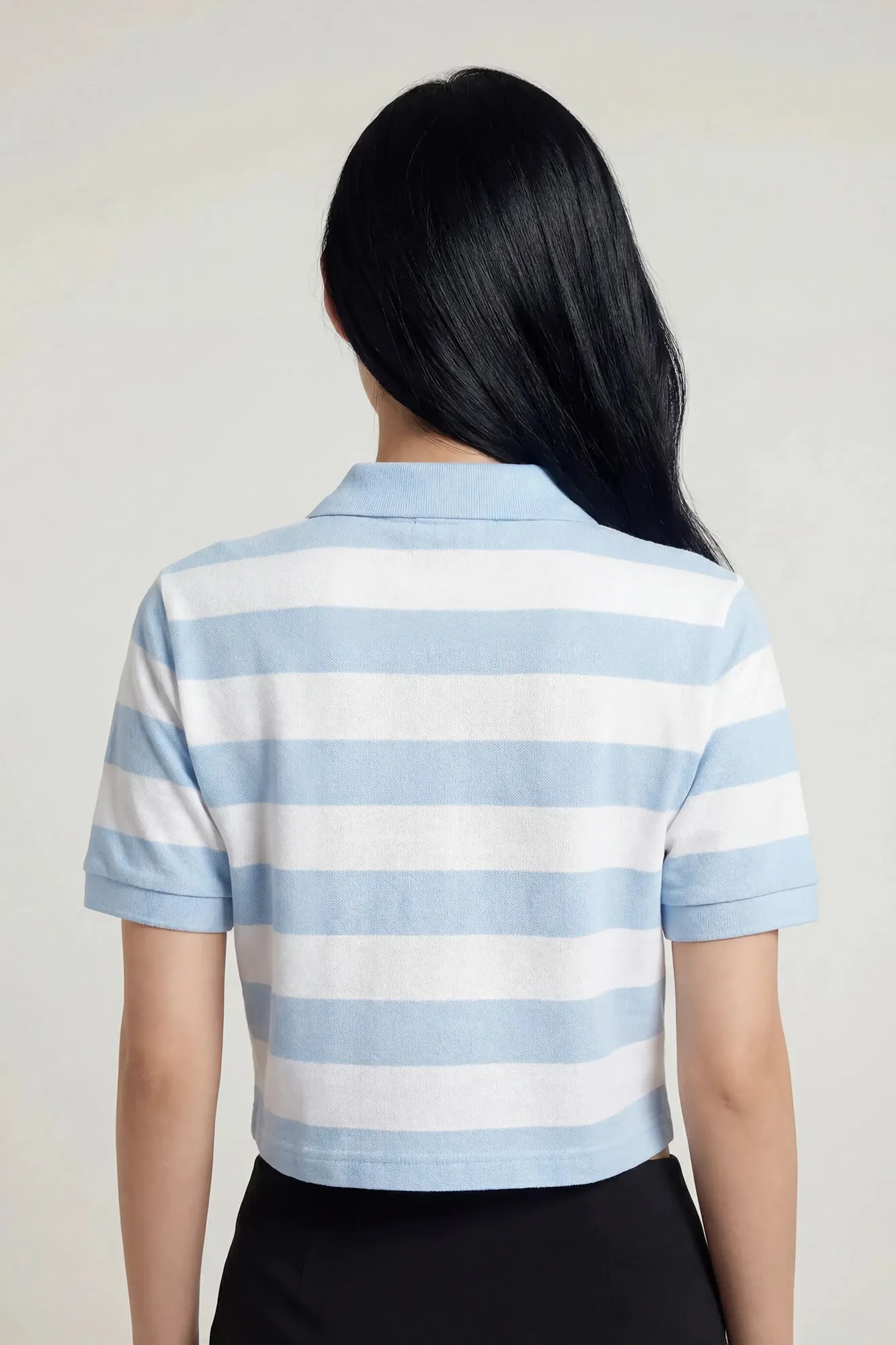 Embroidered Boxy Polo sold by Charlotte Russe product image thumbnail 2